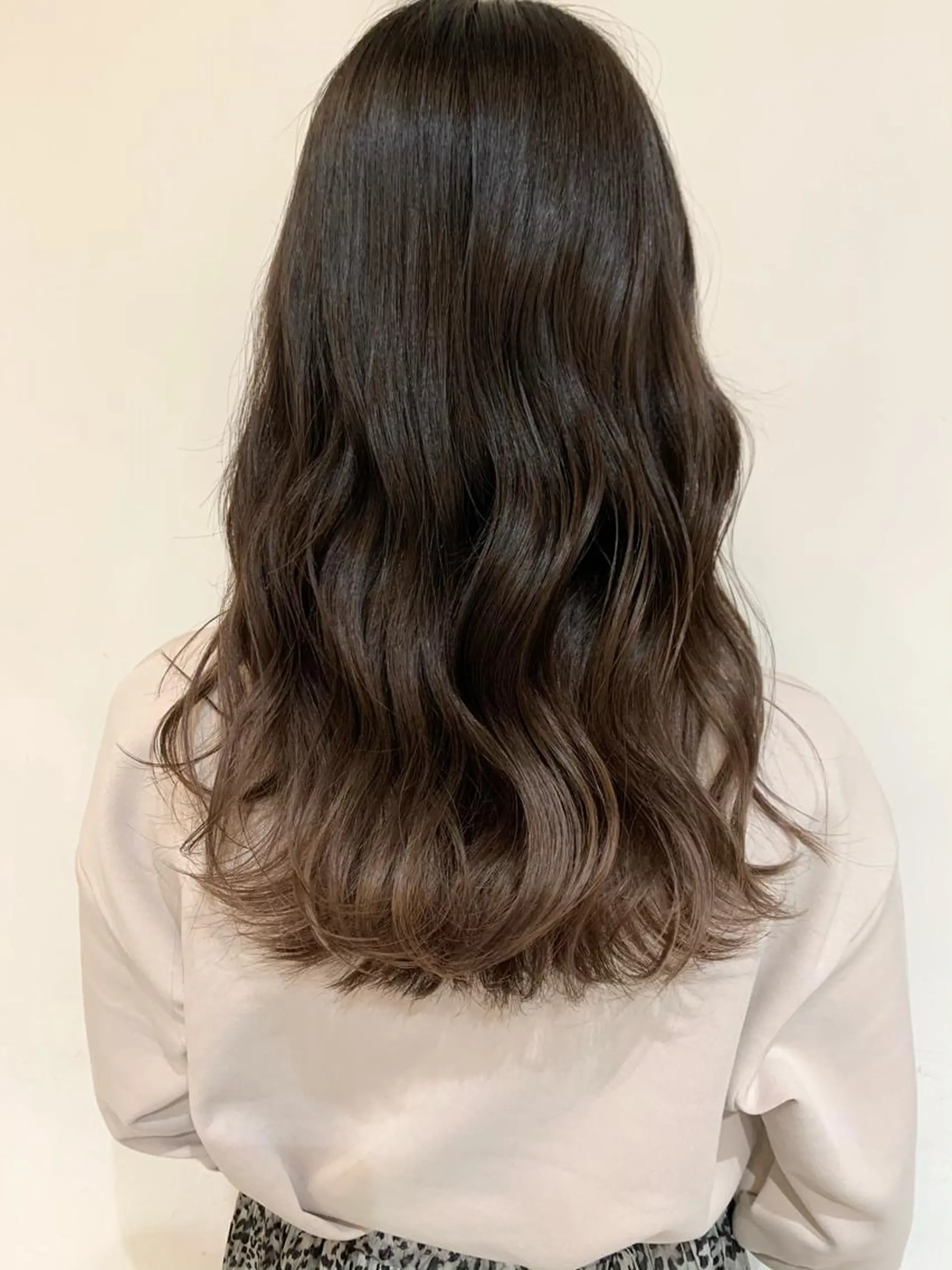 セミロング カラー 無料カットモデル募集 スタイリスト石井大夢のヘアスタイル