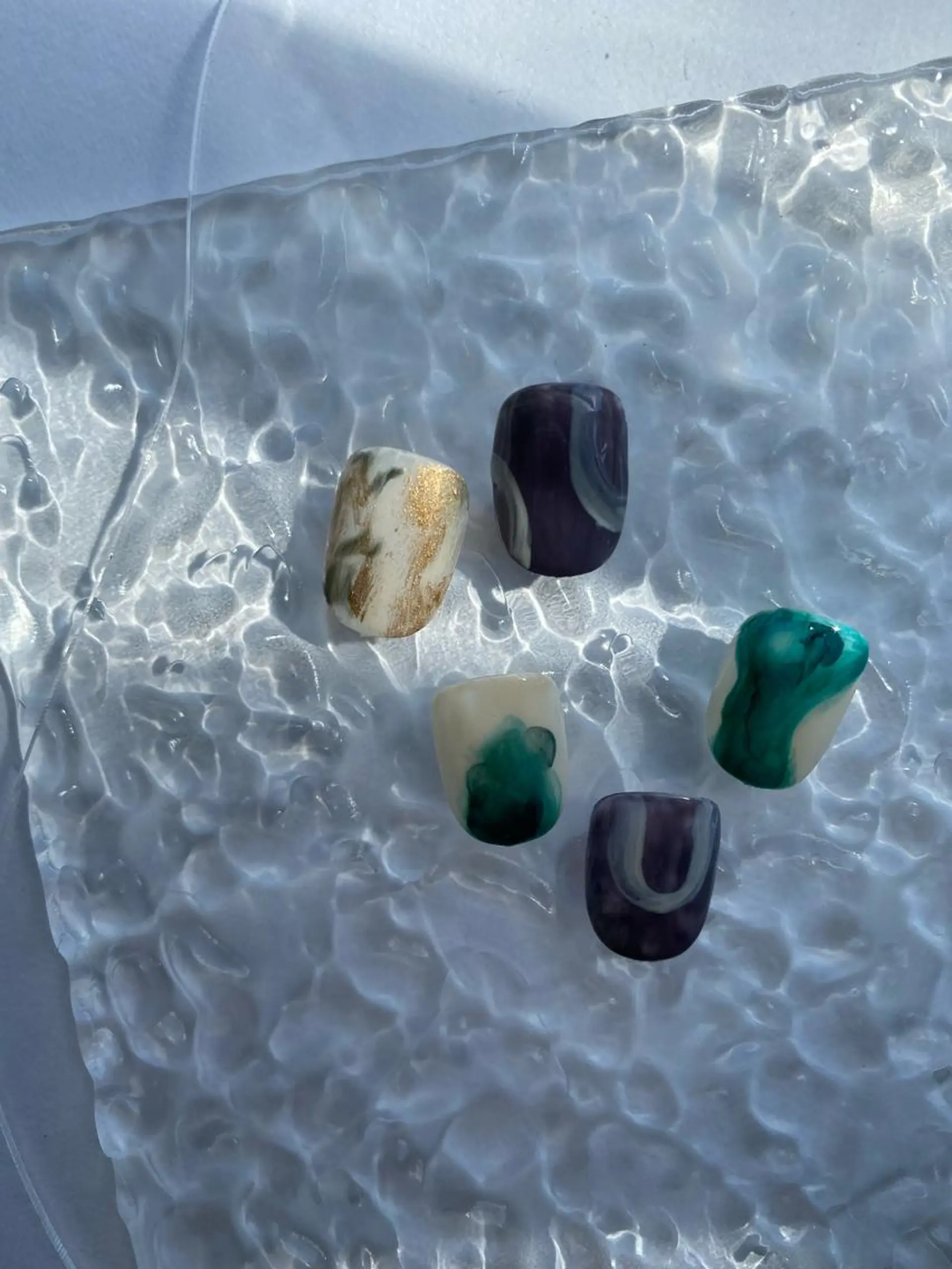 ネイル ハンドネイル 草加ニュアンスネイル 🌚hersのネイルデザイン