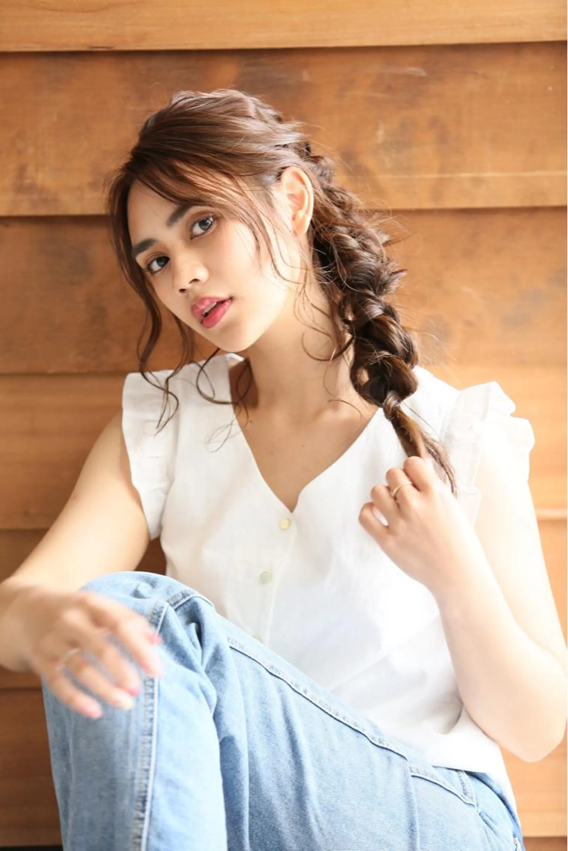 ロング ヘアアレンジ 樋渡 侑希のヘアスタイル