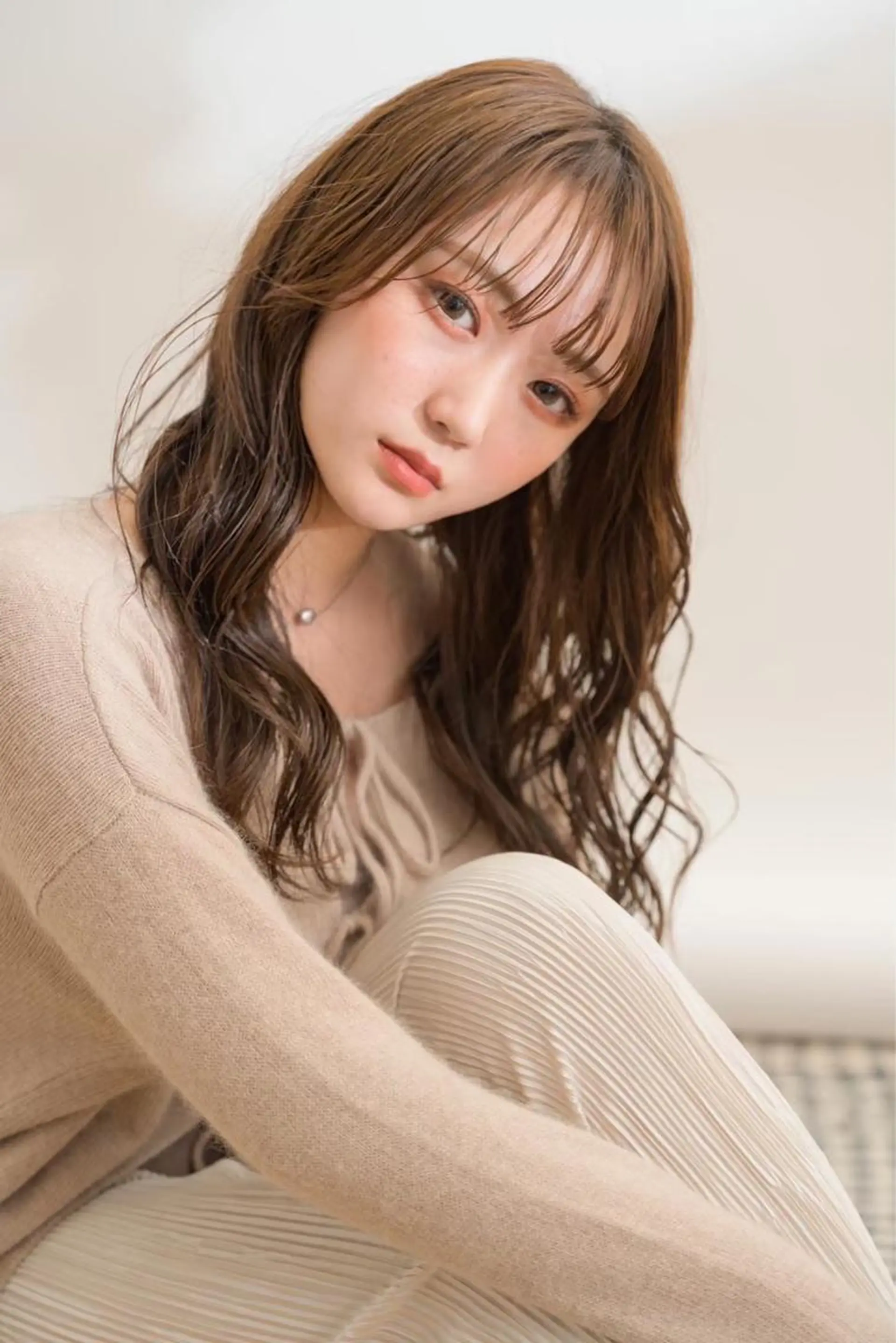 ロング 艶カラー/韓国風ヘア 🩵shioneのヘアスタイル