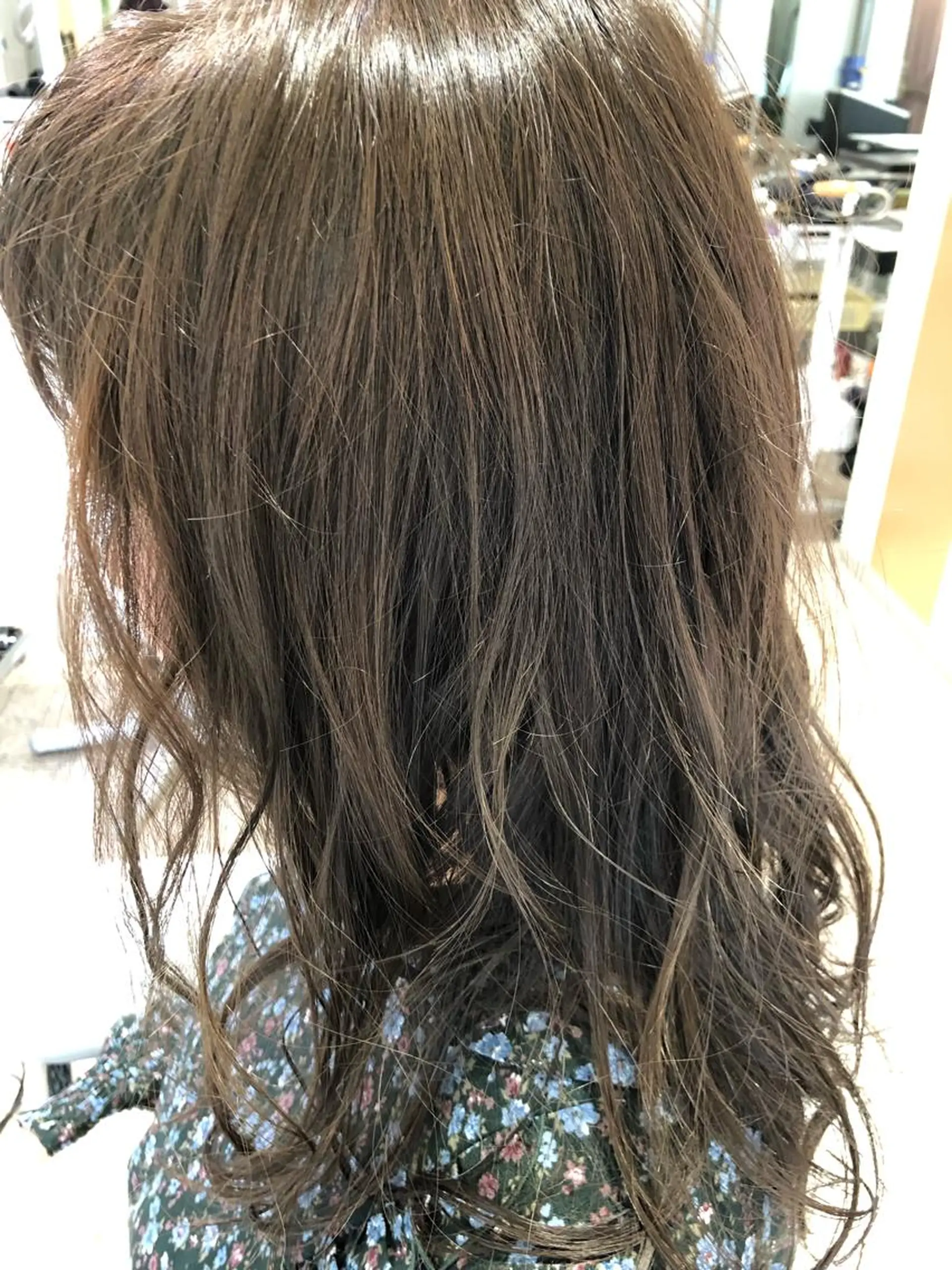 ミディアム 似合わせカット 迫留由弥のヘアスタイル