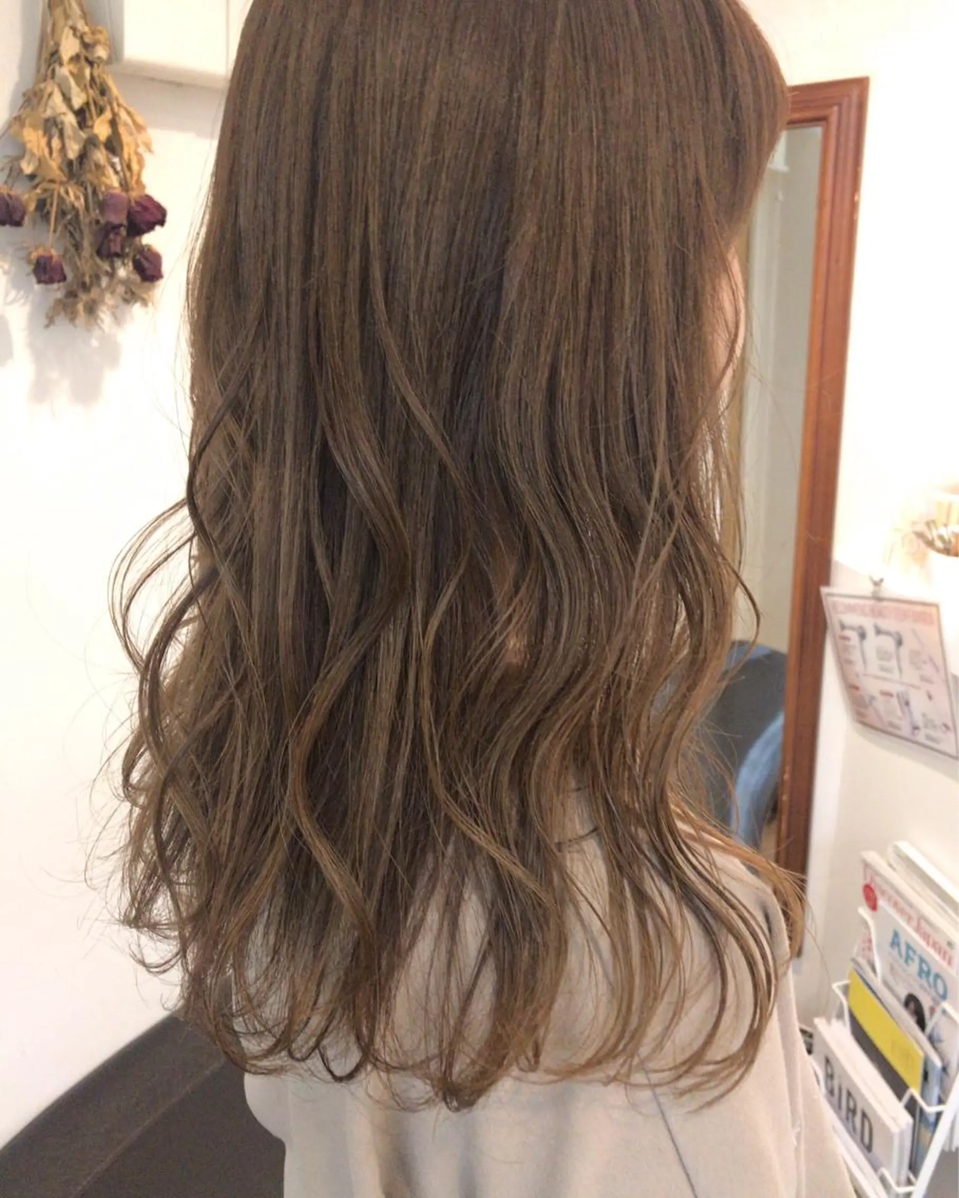 ロング カラー クニモトハルナ ボブ/柔らかカラーのヘアスタイル