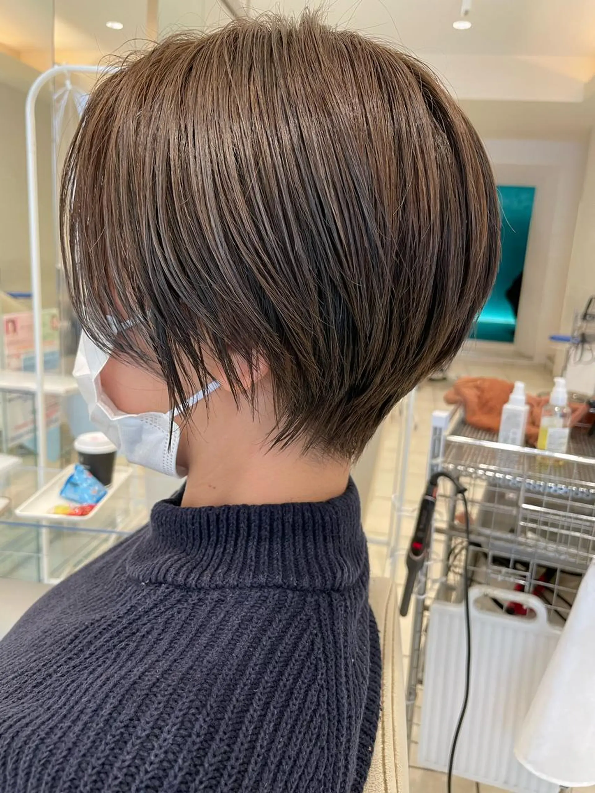 ショート カラー カット ヘアカラー トリートメント MODE K´s eau髪質改善特化のヘアスタイル