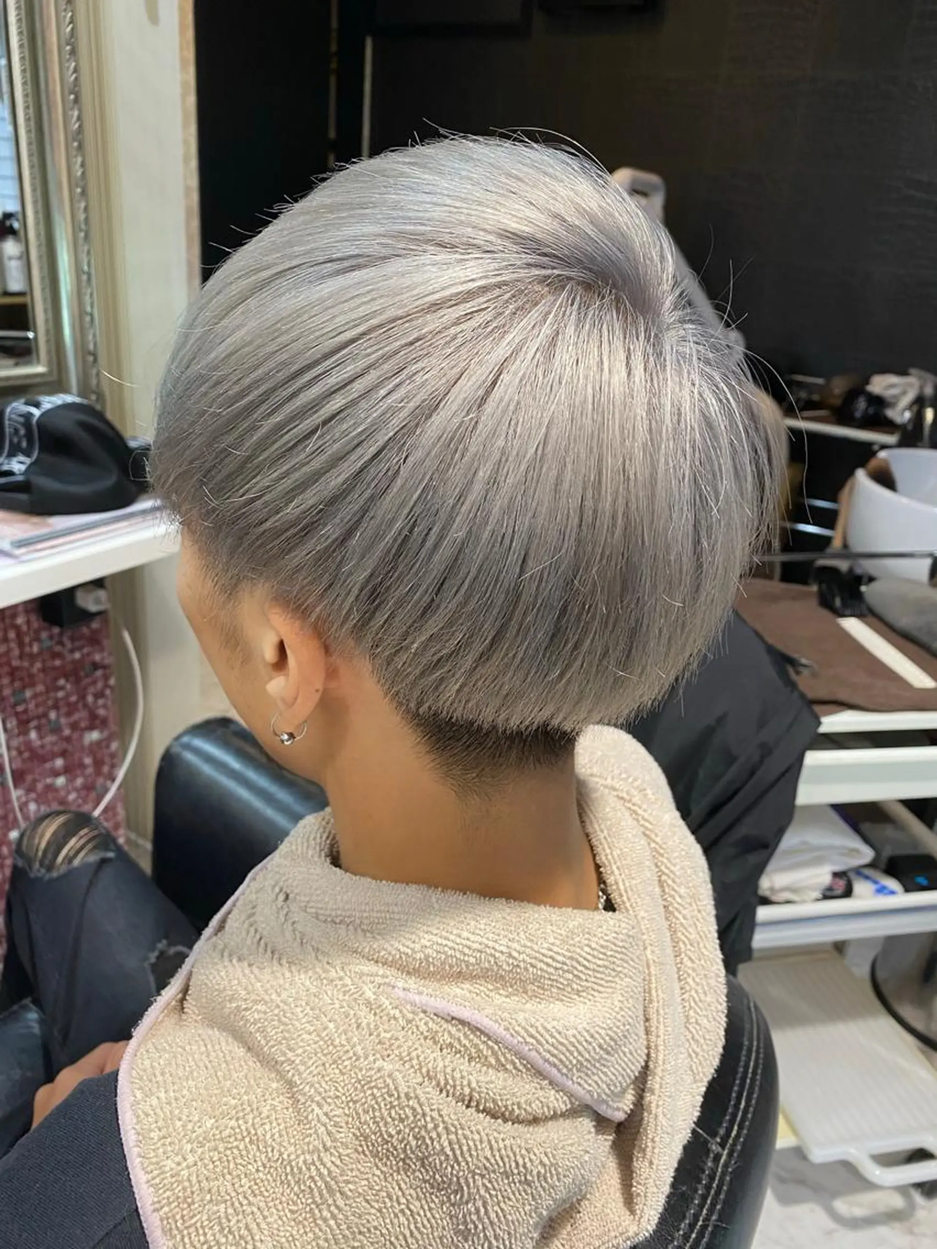 ショート カラー メンズ メンズブリーチ ブリーチ ヘアカラー ✨jewel✨ naokiのヘアスタイル