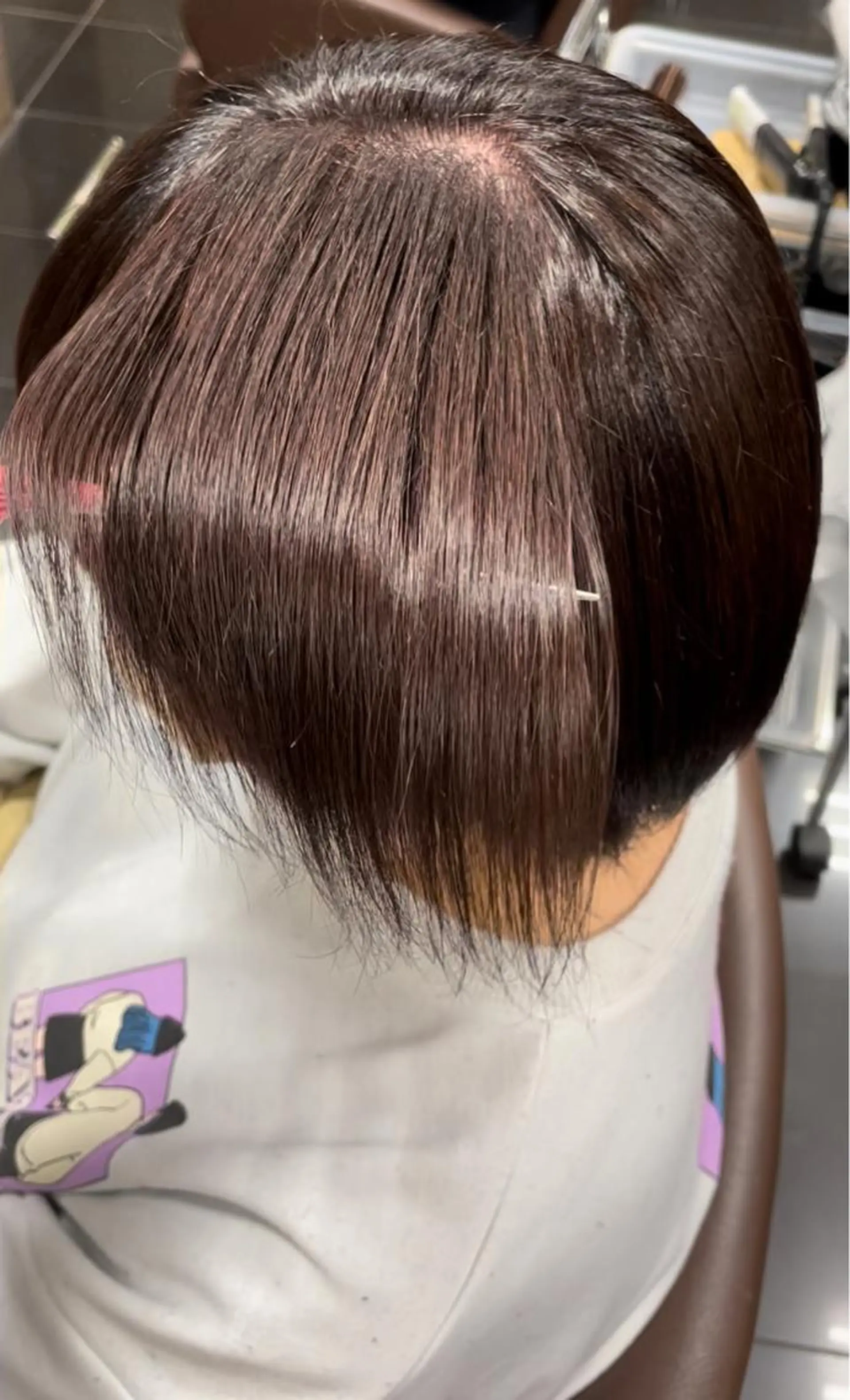 ショート カラー ブラウンカラー ピンクカラー ピンクブラウン Merlyosaka 早川未来のヘアスタイル