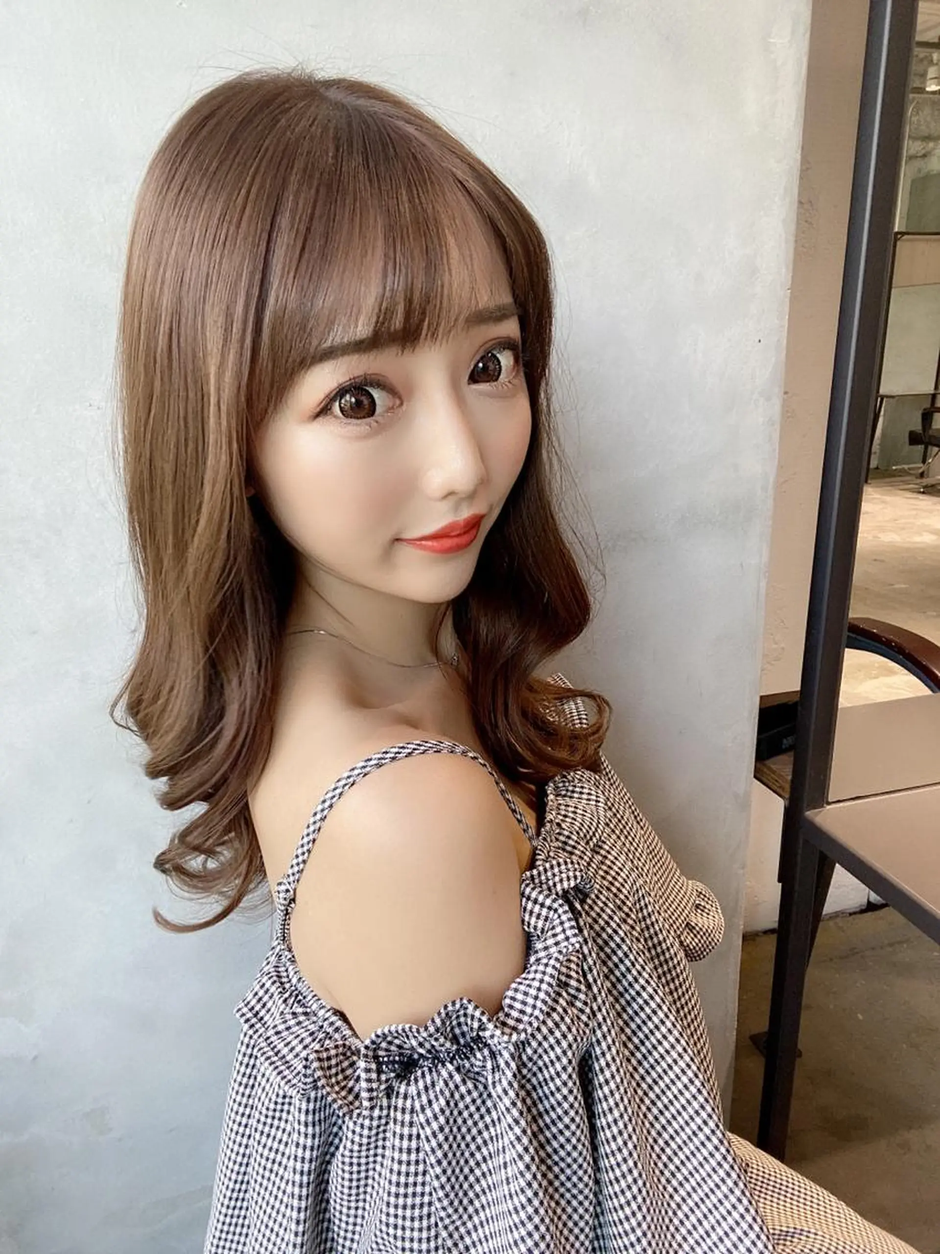 セミロング カラー セミロングパーマ 透明感カラー デザインカラー ボブ レイヤーカット ♦️髪質改善♦️ 【CHERIM】福島のヘアスタイル