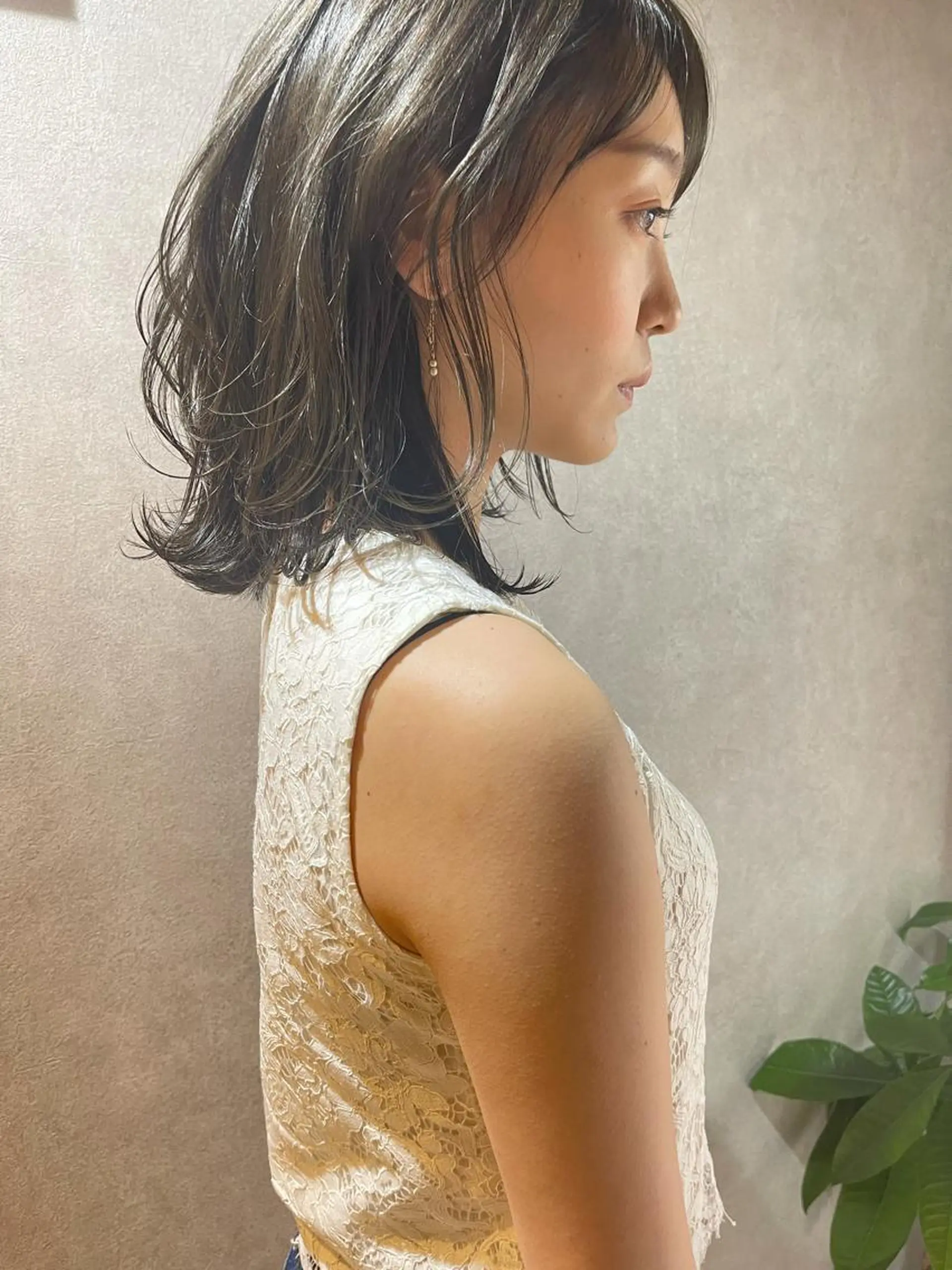 ミディアム カット ヘアカラー トリートメント モテ髪支持率NO.1 KENJIROのヘアスタイル