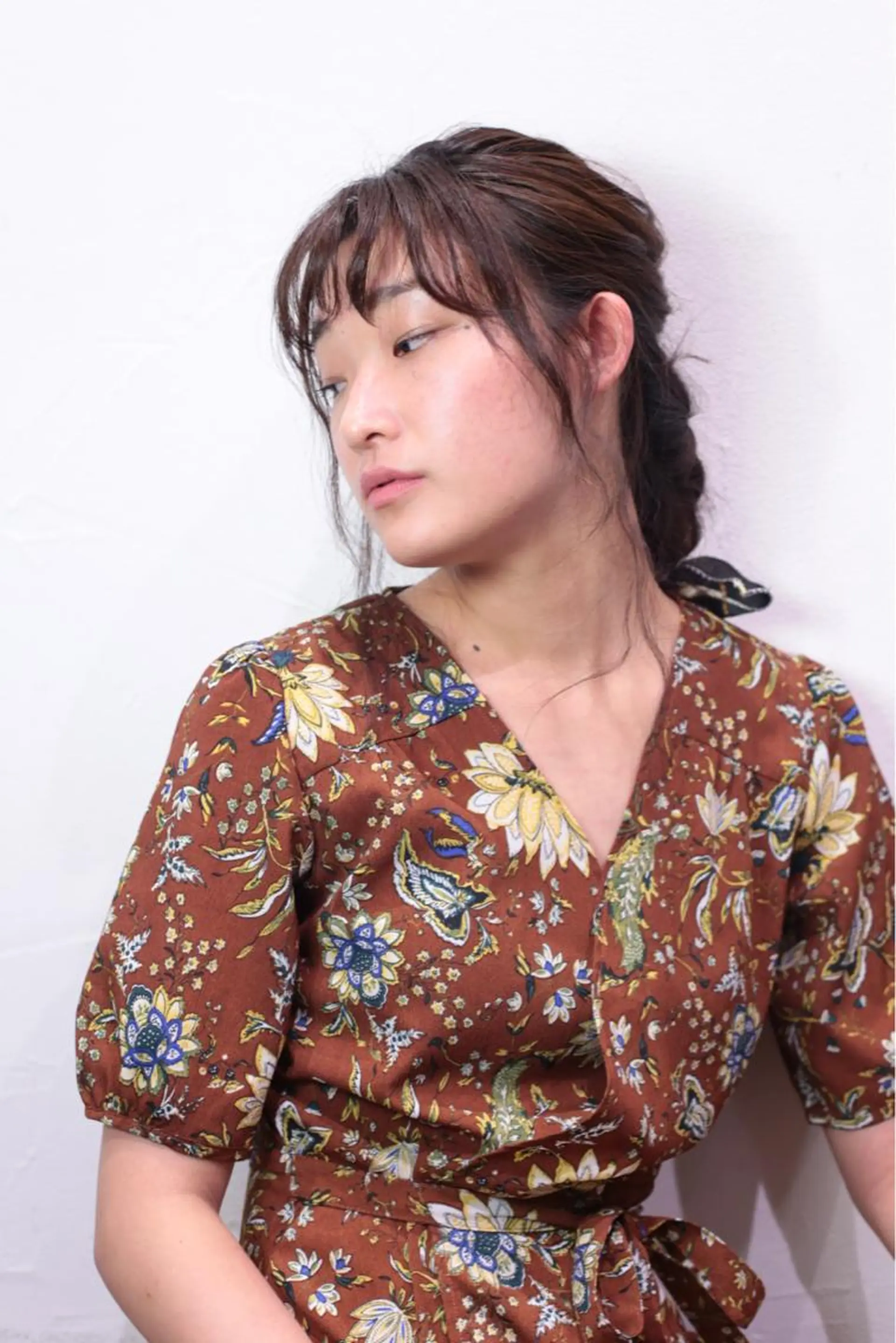 ロング カラー ヘアアレンジ ミドウチ アヤカのヘアスタイル