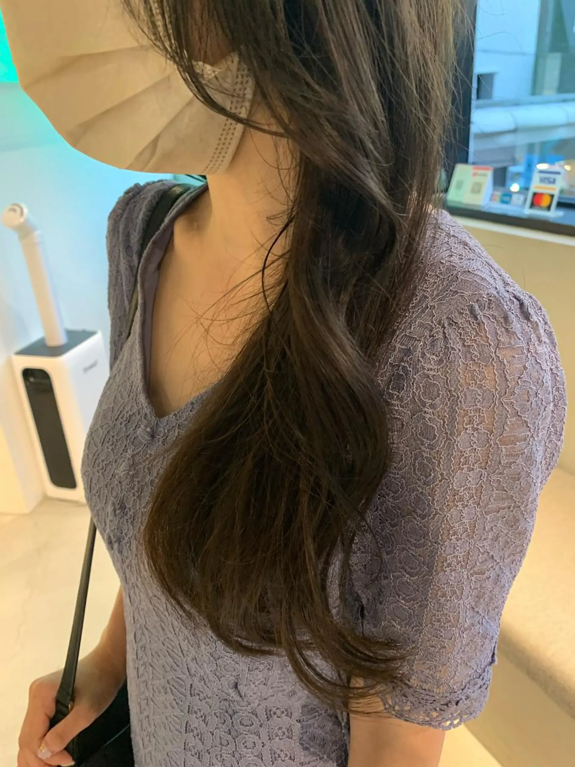 セミロング レイヤーカット おくれ毛 カット ROCAReTA kyoto 四条大宮店所属・齋藤 みさきのヘアスタイル