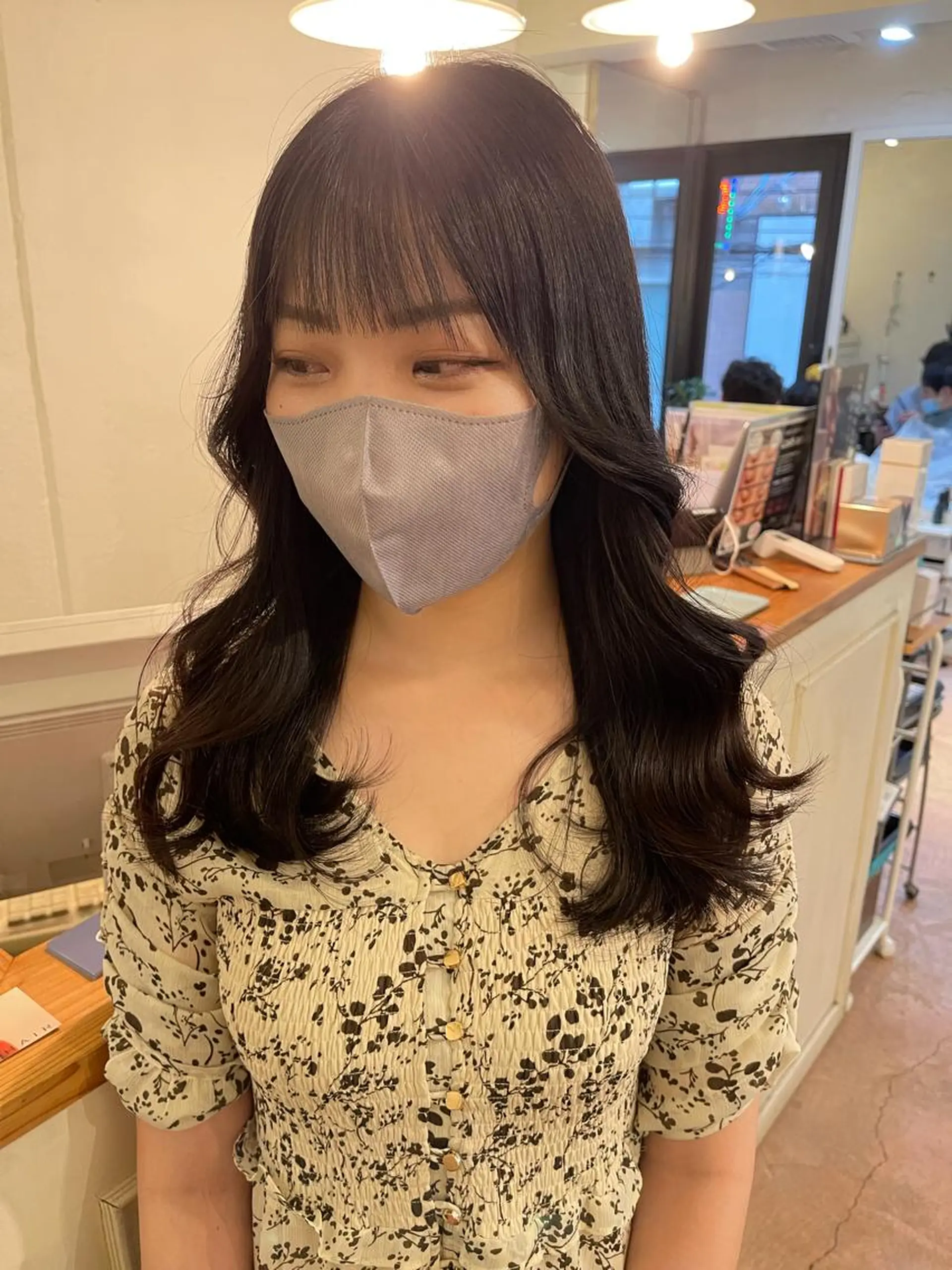 セミロング 韓国ヘア🇰🇷 有田裕也のヘアスタイル