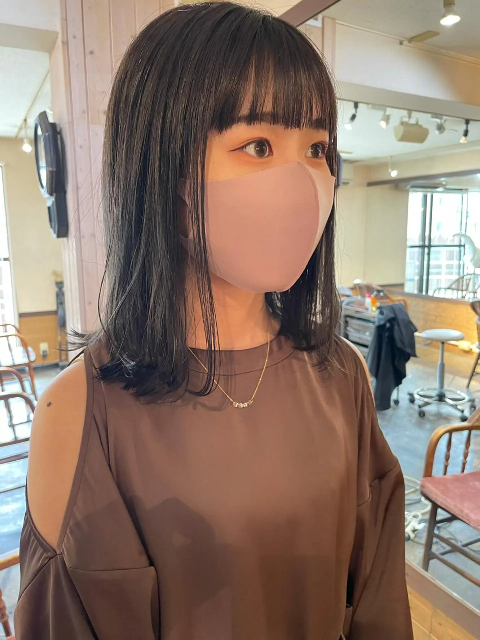 セミロング カラー キッズ オトナヘア🌸 harukaのヘアスタイル
