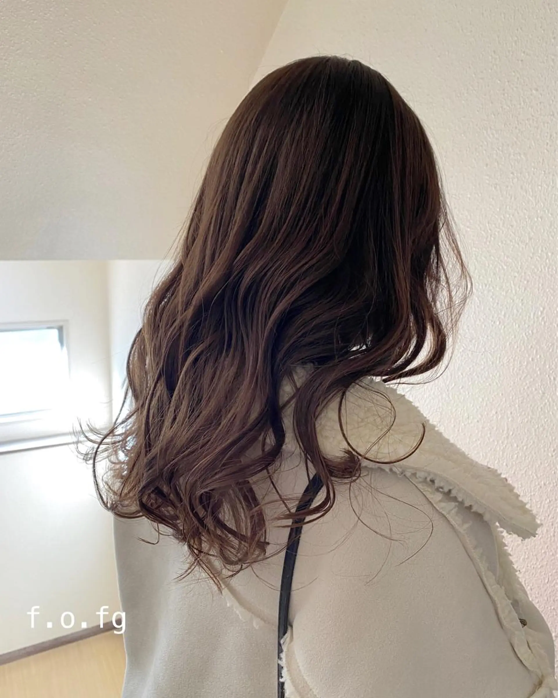 セミロング カラー ピンクカラー ヘアカラー ツキノキ ミナのヘアスタイル