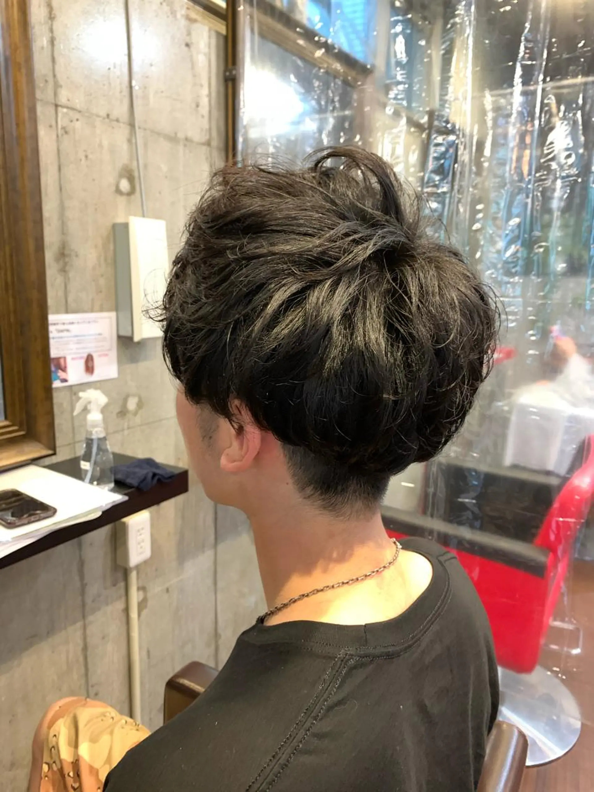 パーマ メンズ カット パーマ ナカジマ ハルカのヘアスタイル