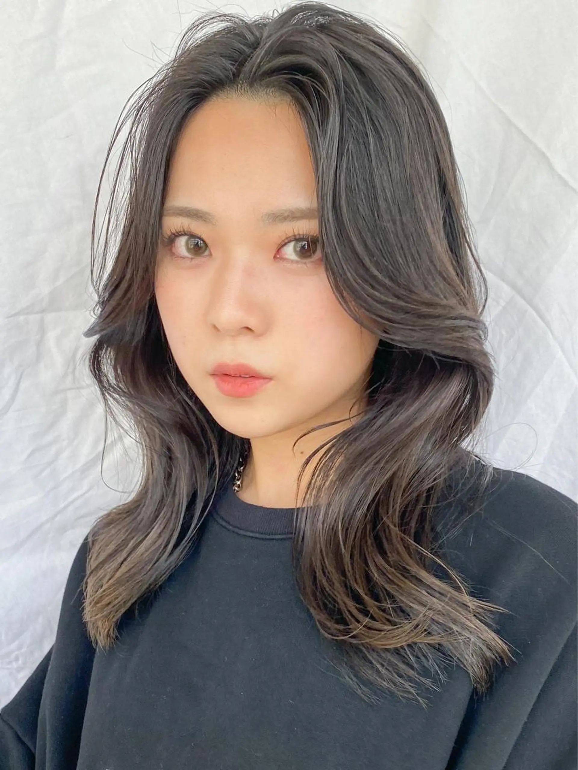 セミロング くびれヘア 顔周りカット 小顔カット トリートメント 【1日2名様限定】 AFLOAT白川雄副のヘアスタイル