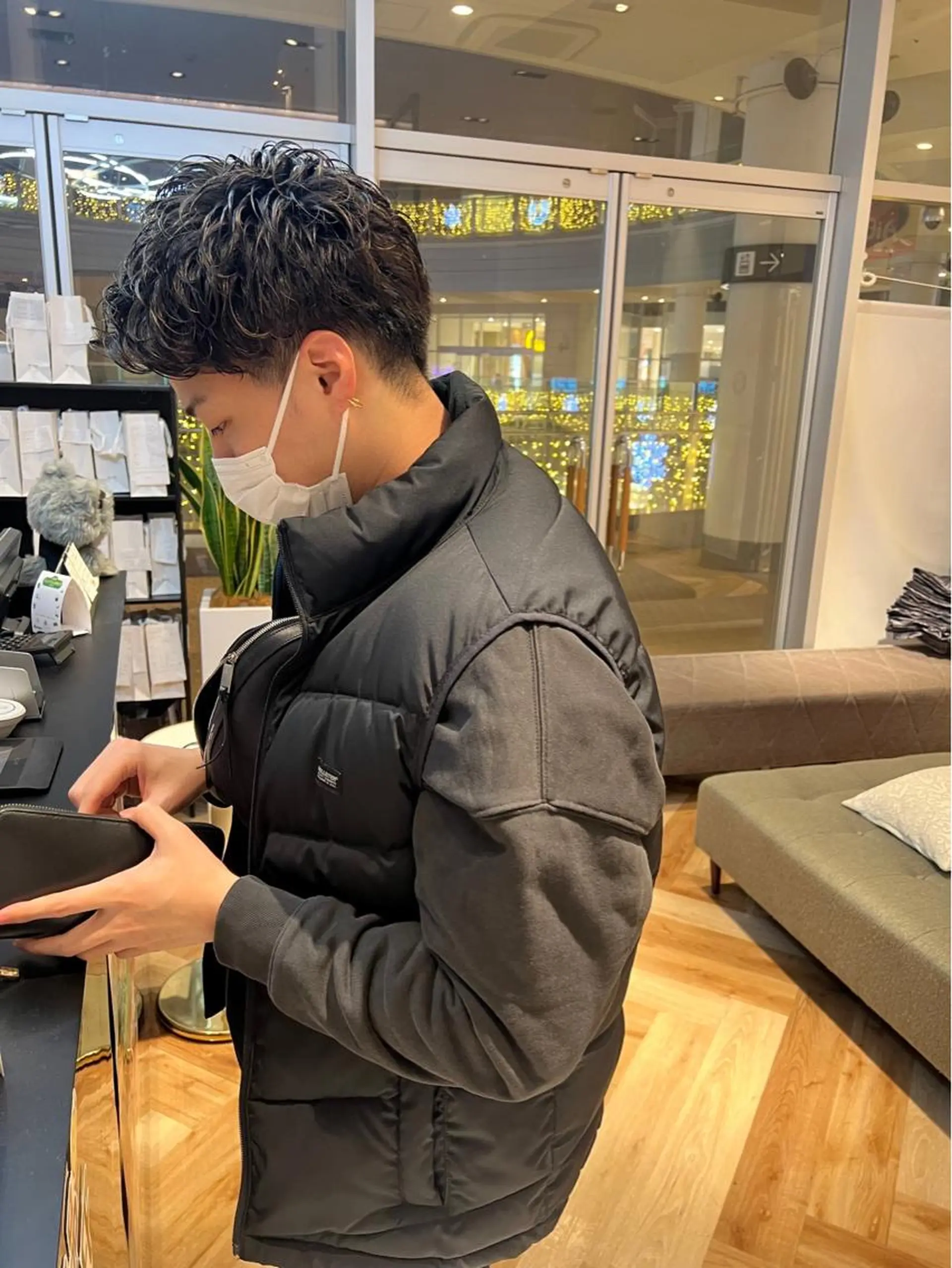 ショート パーマ k-twoたき✨艶感 カラー／美髪矯正のヘアスタイル