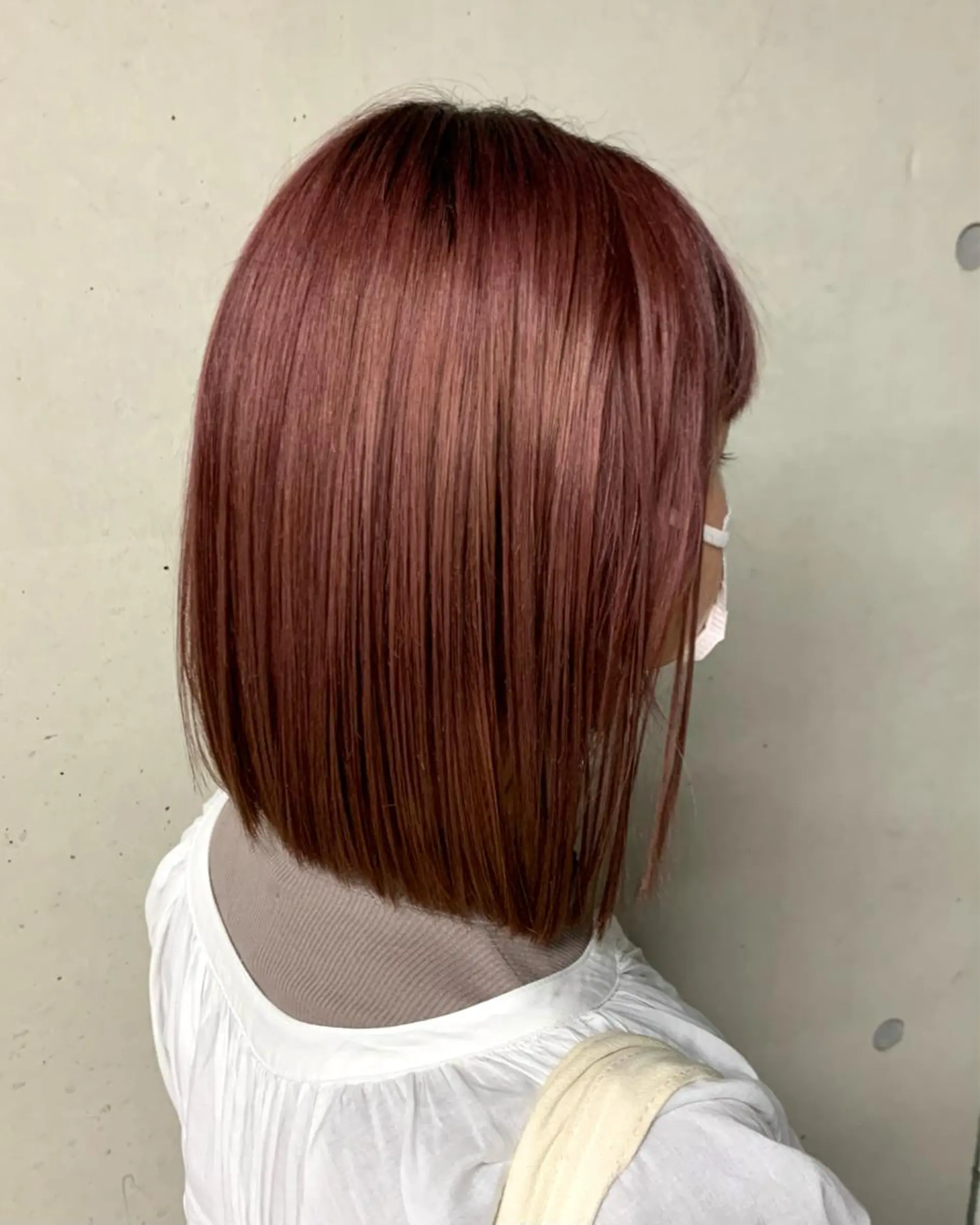 カラー ベージュカラー ピンクカラー ピンクベージュ カット ヘアカラー KANO🌷 艶カラーのヘアスタイル