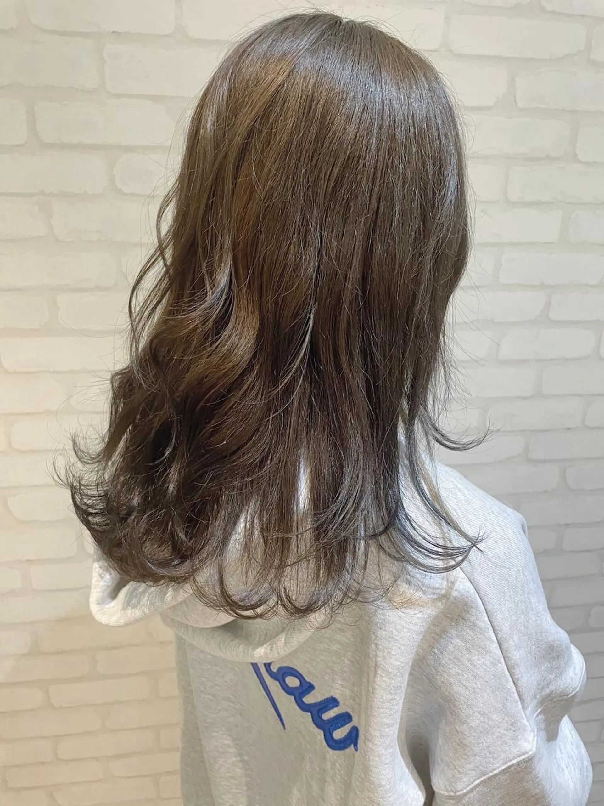 ミディアム カラー ケアブリーチ /髪質 改善/古橋圭史郎のヘアスタイル