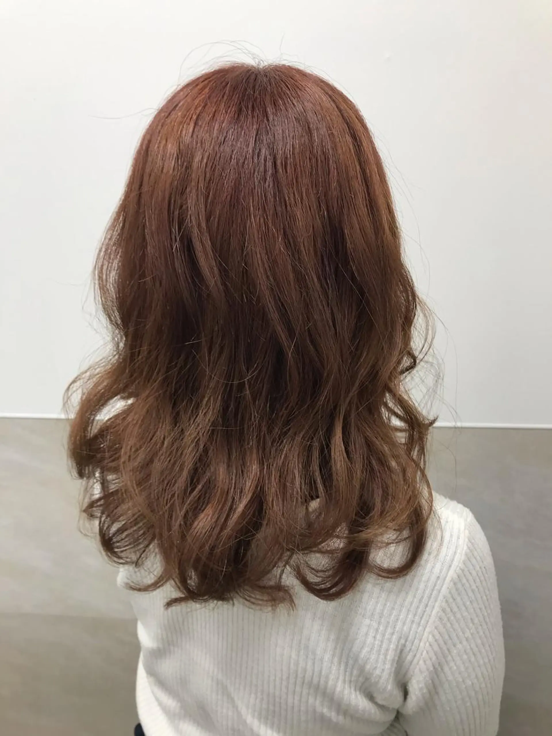セミロング カラー ブリーチ ere hair salonのヘアスタイル