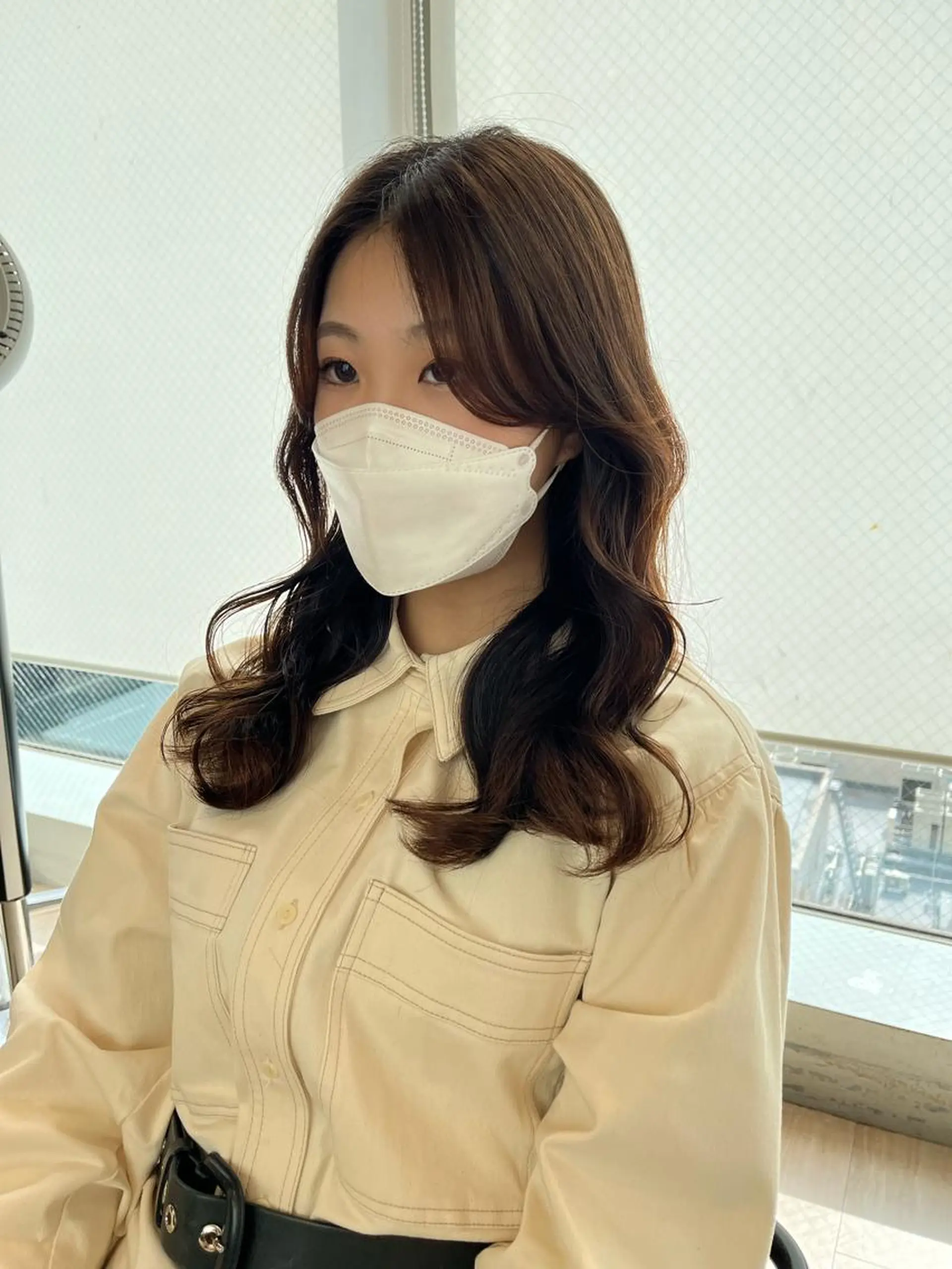 ロング パーマ デジタルパーマ 早朝セット☀️ レイヤー/Momoのヘアスタイル