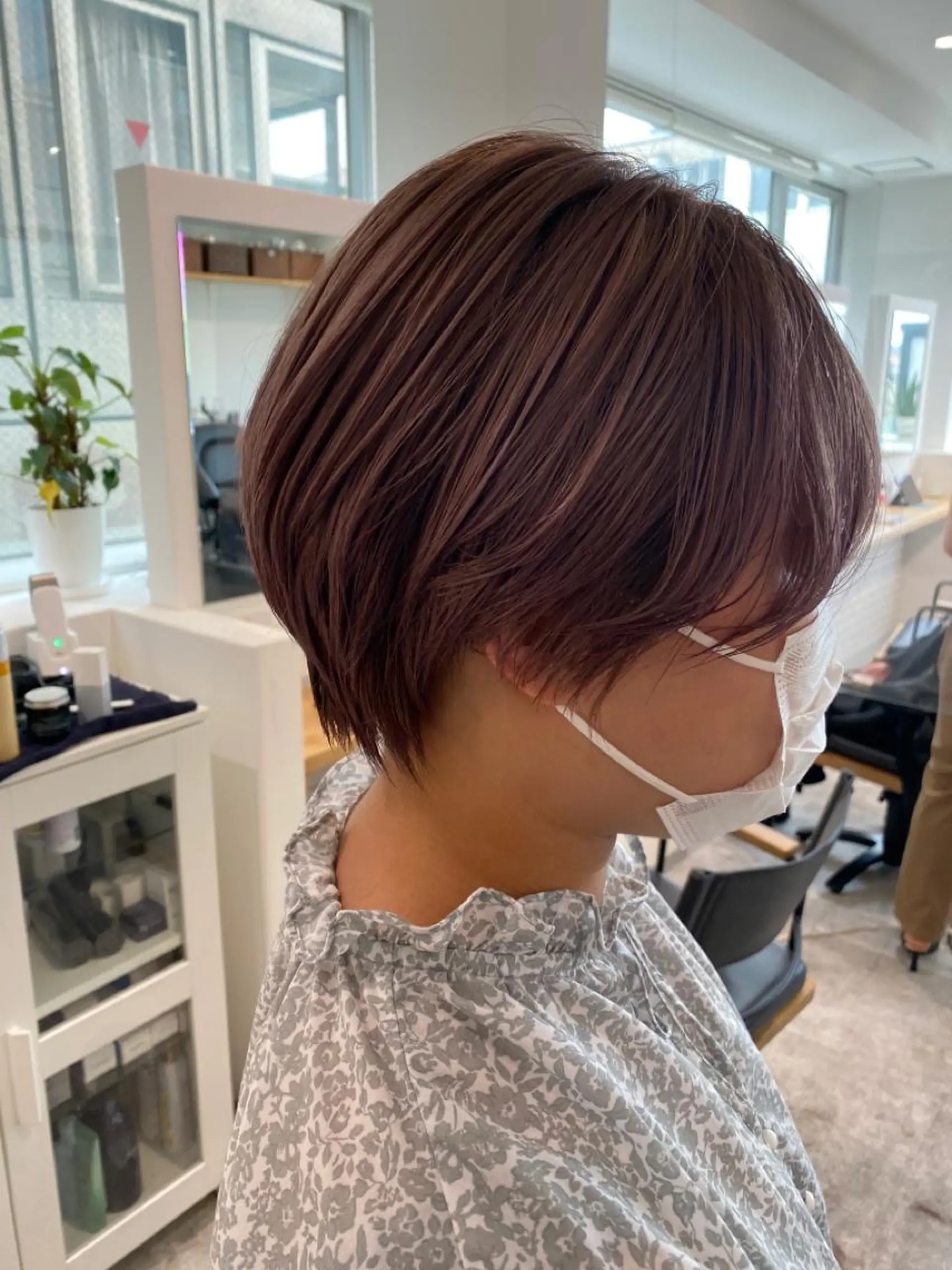 ショート カラー ハンサムショート ショートヘア カット ヘアカラー トリートメント JILBLAN京都 ショート/ハイライトのヘアスタイル