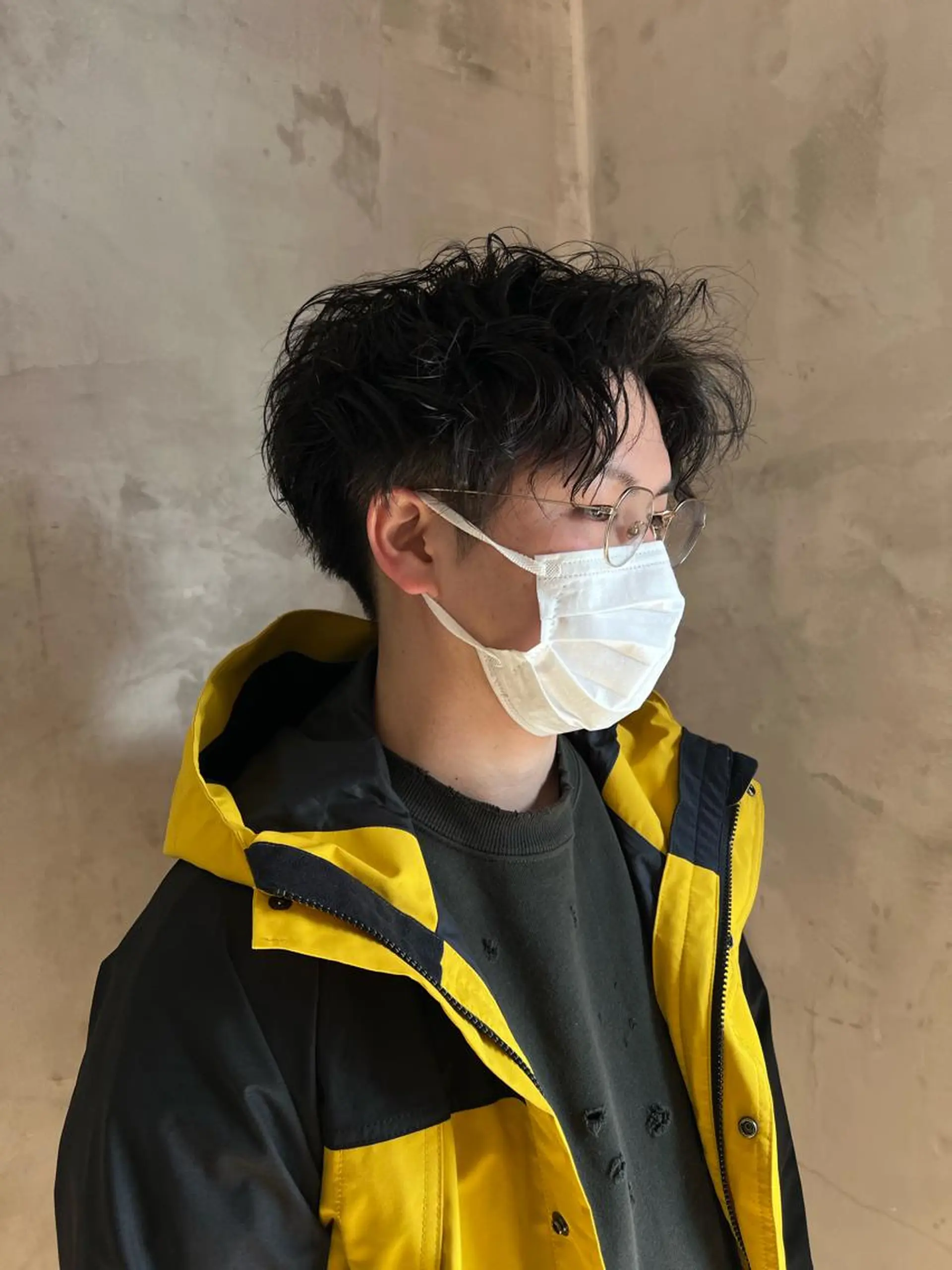 ショート パーマ メンズ メンズパーマ ツイストスパイラルパーマ スパイラルパーマ カット パーマ メンズパーマ /SUNAOのヘアスタイル