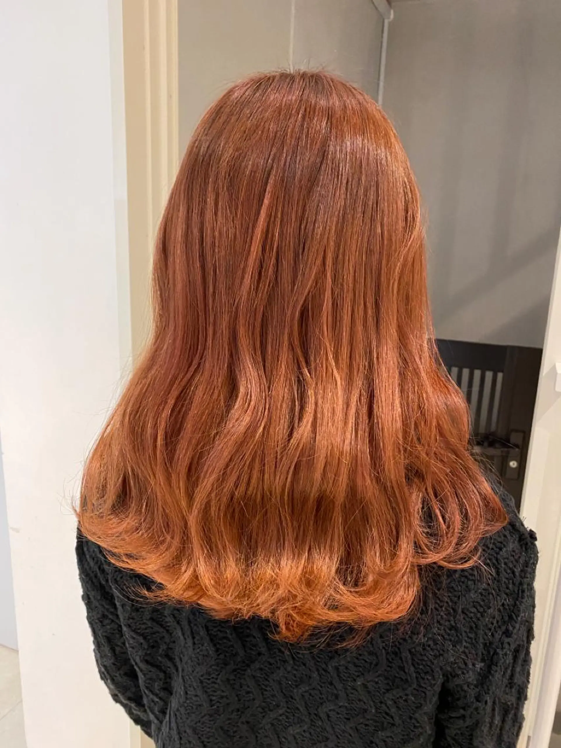 セミロング カラー 🌈評価No.1🌈 艶髪カラー❌エクステのヘアスタイル