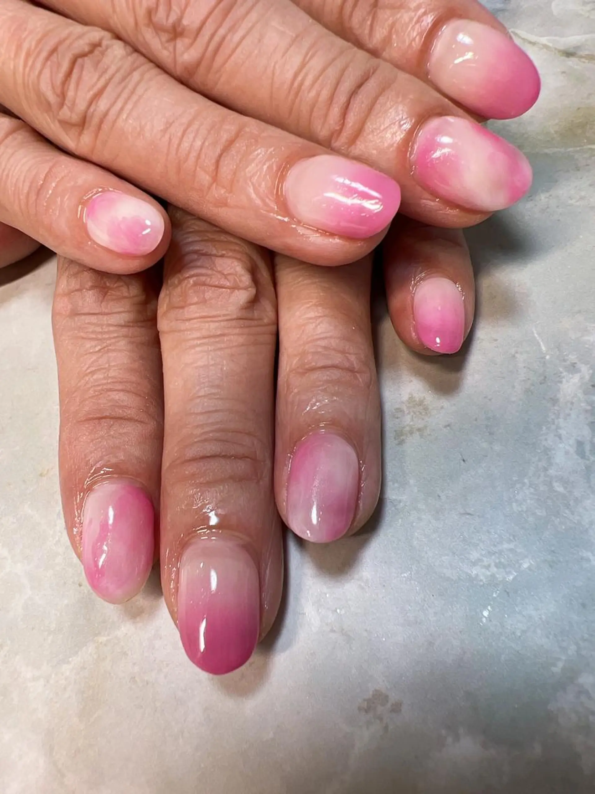 ネイル グラデーション 大理石ネイル(マーブル) coco nailのネイルデザイン