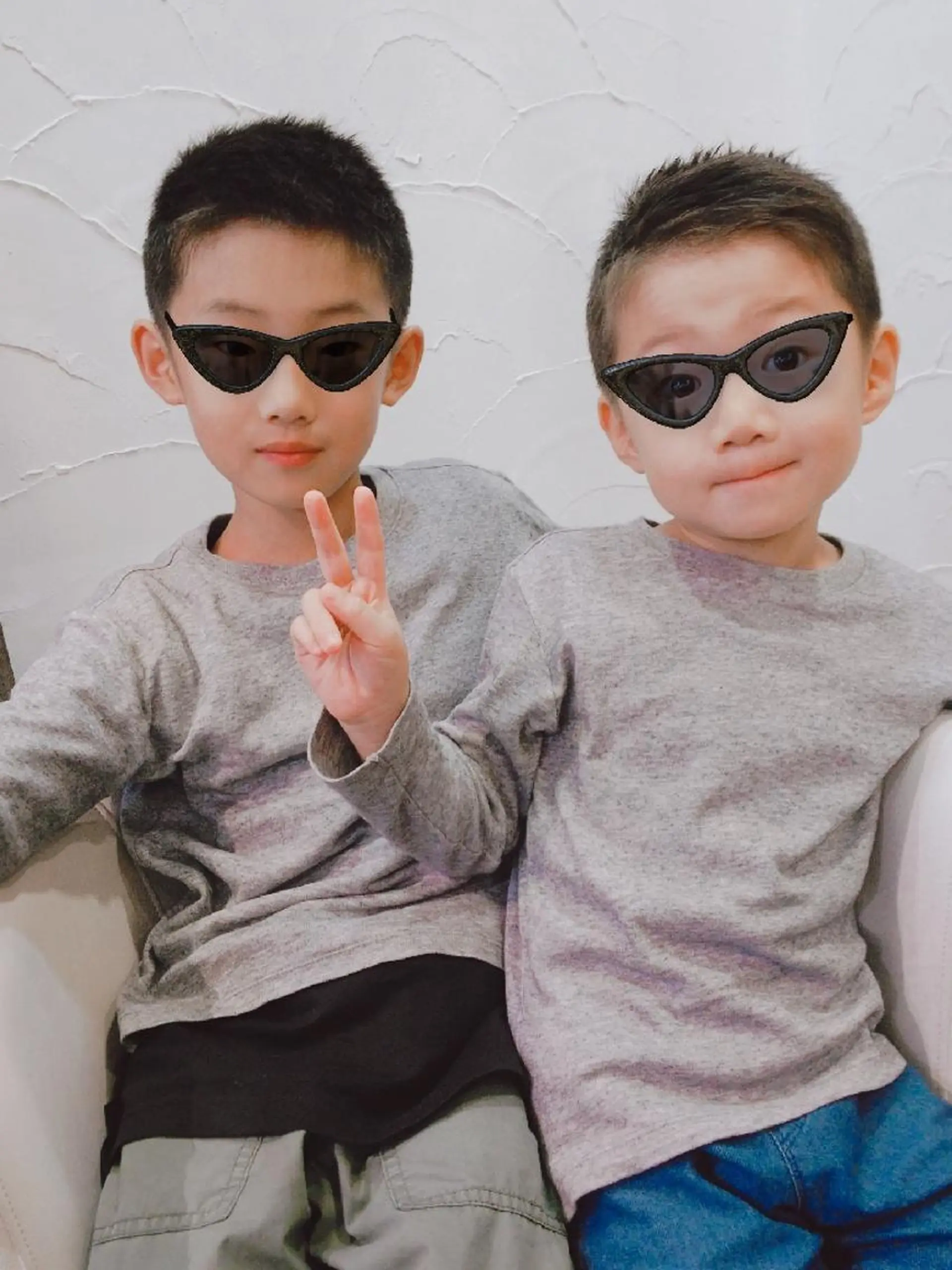 キッズ 髪質改善＆白髪ぼかし カラー♡店長みやけ♡のヘアスタイル