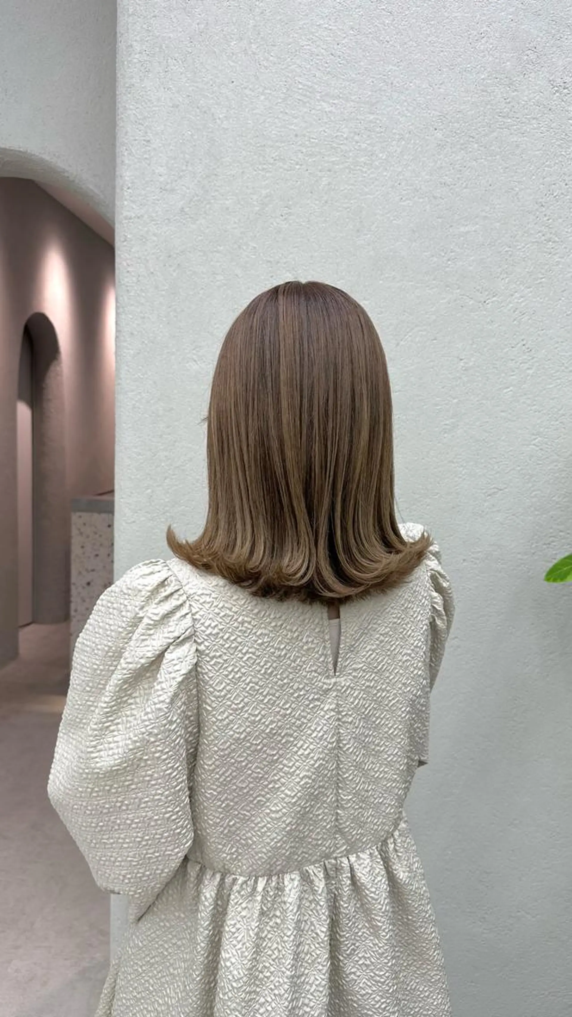 ミディアム カラー 高松 沙耶のヘアスタイル