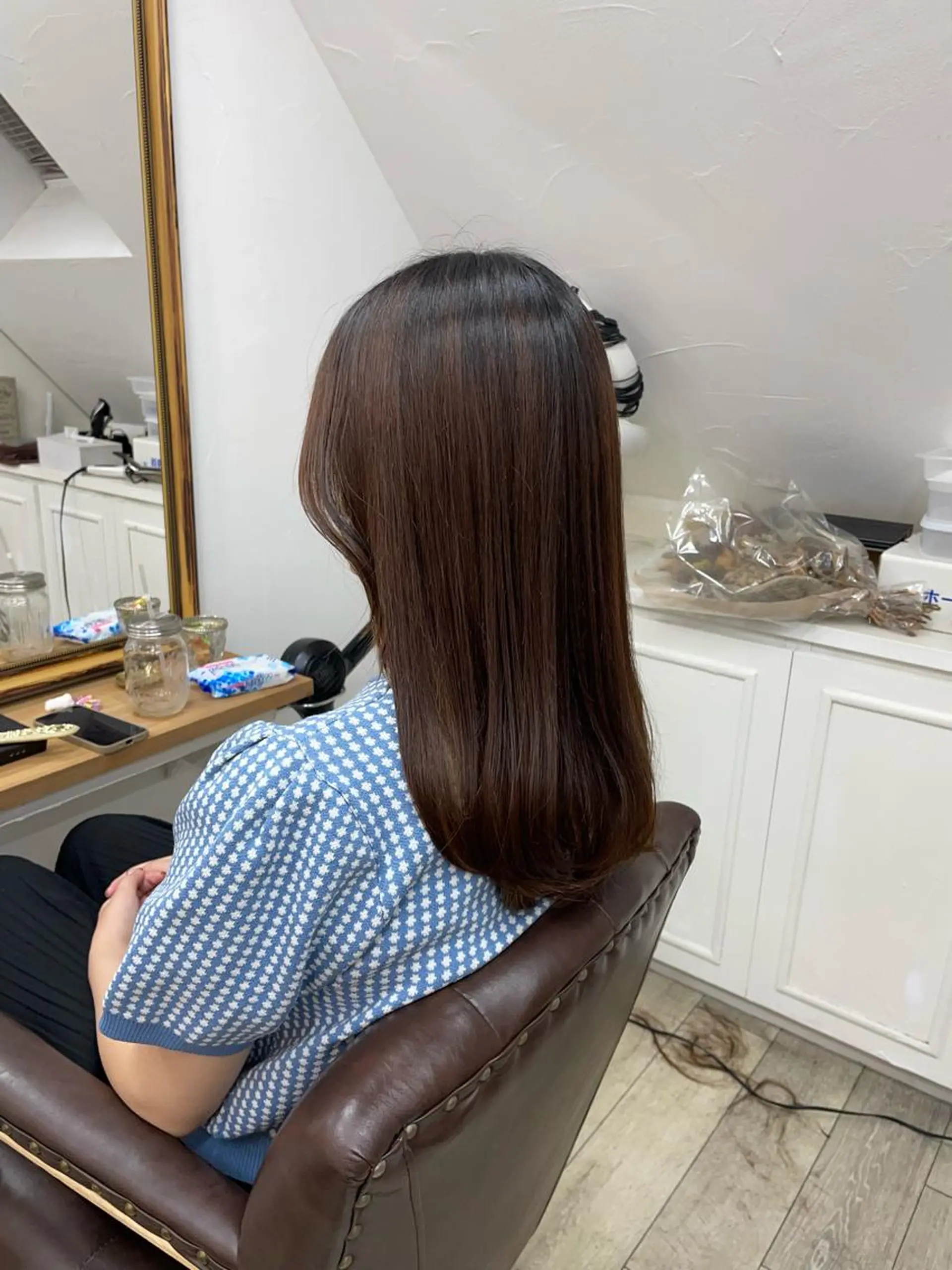 セミロング 大人ガーリー🕊 Lewinはるのヘアスタイル