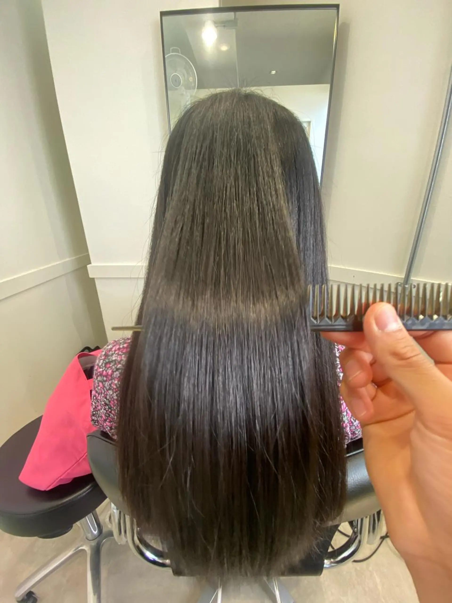 ロング 髪質改善 トリートメント ヘアカラー トリートメント ブリーチ縮毛矯正 ／髪質改善／KEIのヘアスタイル