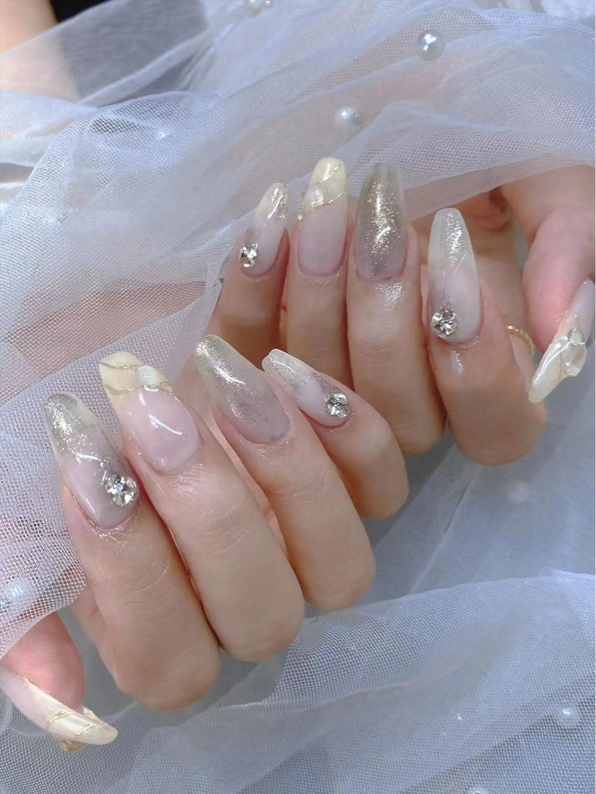 ネイル 長さだし専門店 M2　rikaのネイルデザイン