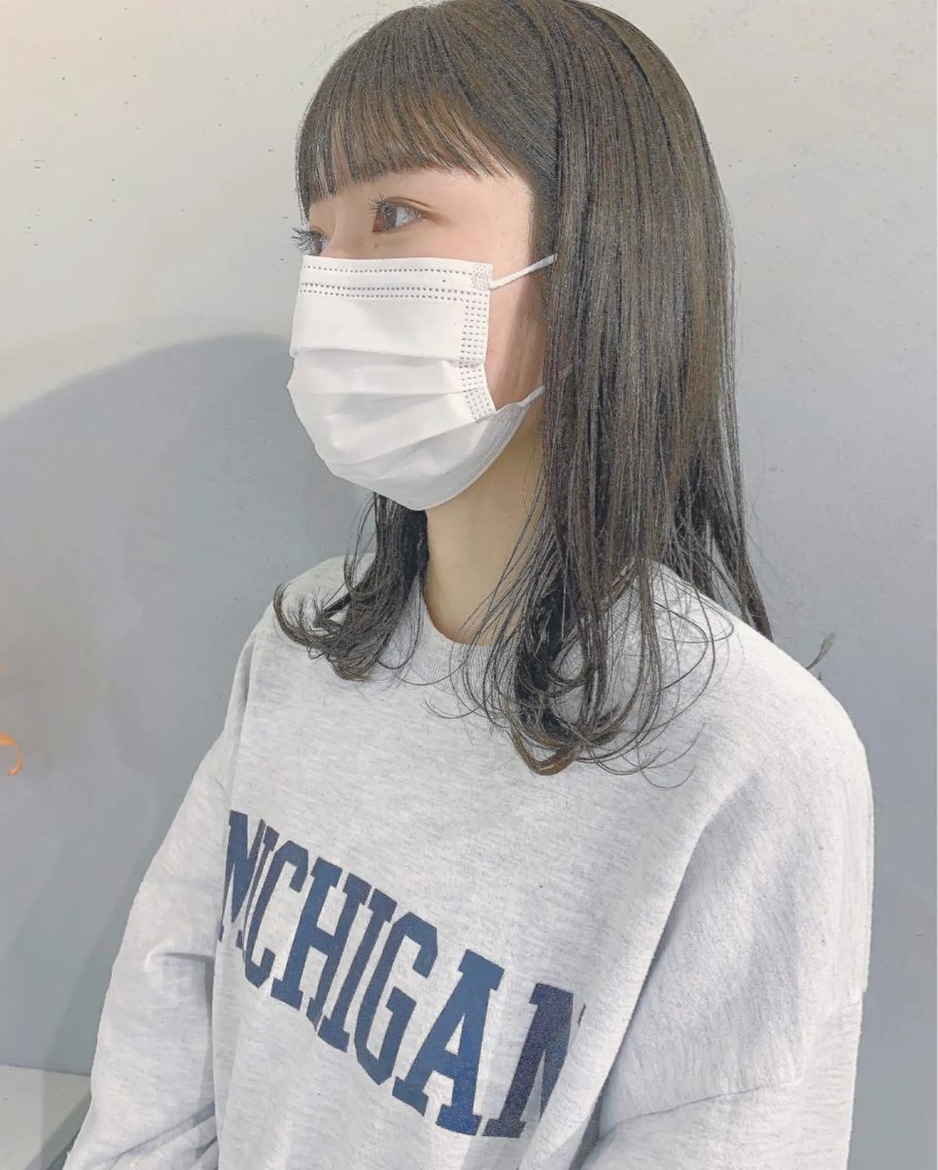 ロング カラー ボブパーマコテ巻き風 パーマNo1深江秀平のヘアスタイル