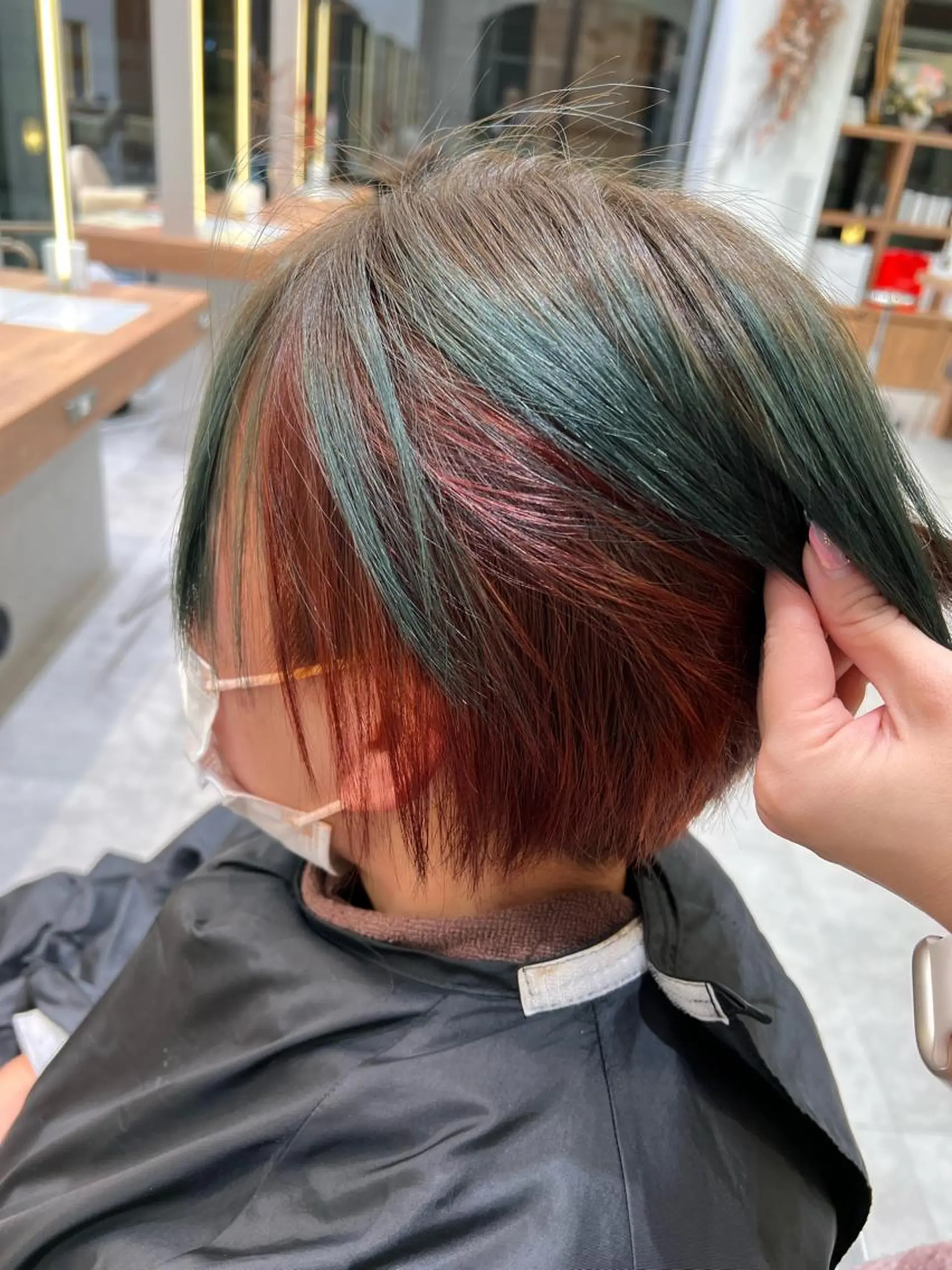 カラー メンズ 一ノ瀬 蘭のヘアスタイル