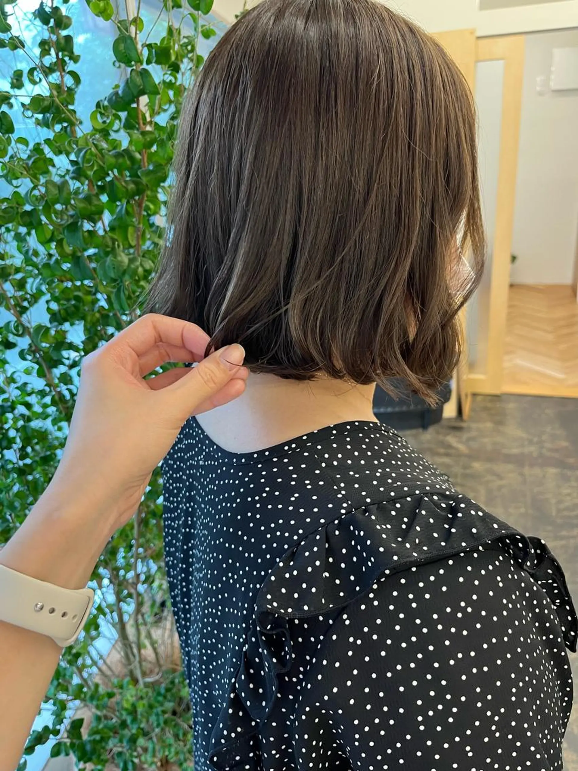 ショート ボブレイヤー ボブ レイヤーカット 西山 紗耶香🪽 透明感カラー/ボブのヘアスタイル