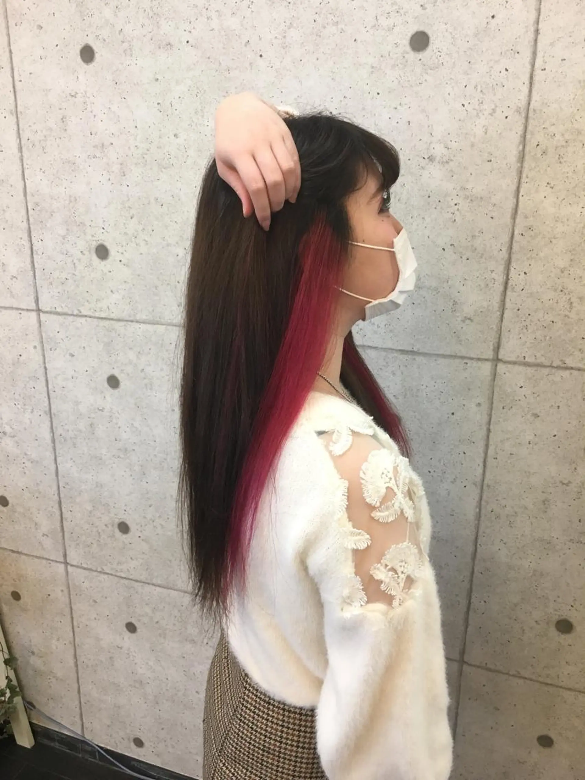 ロング カラー インナーカラー ロング 平田 晃誠のヘアスタイル