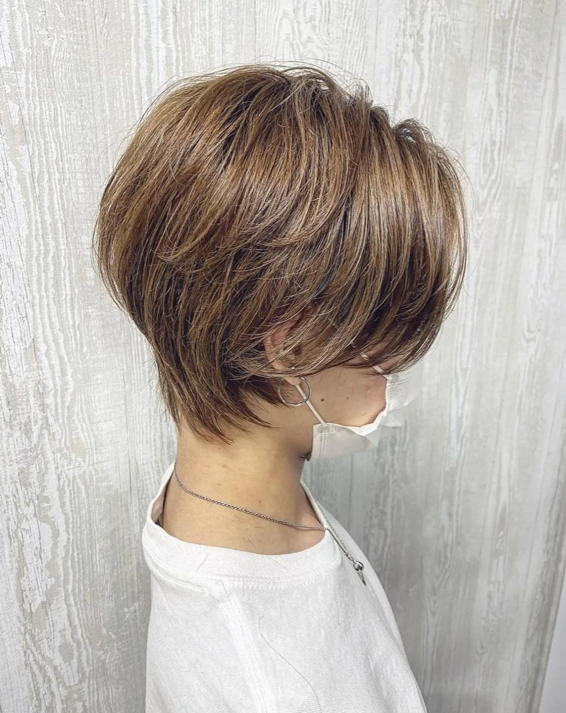 ショート カラー パーマ メンズ カット トリートメント TELA HAIR 副代表　岡田のヘアスタイル