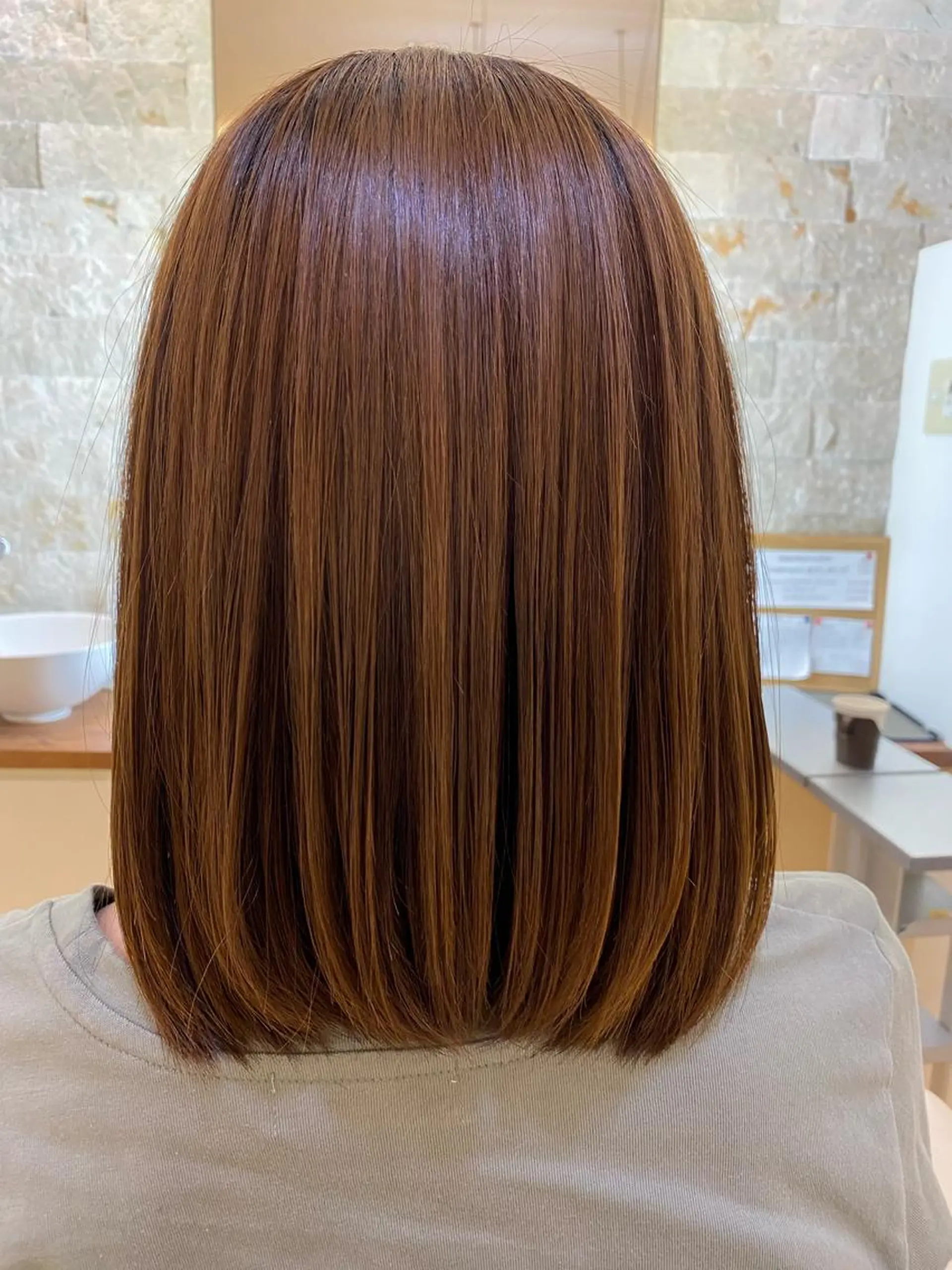 ミディアム デザインカット 外国人風カラー 髪質改善 縮毛矯正 トリートメント 『髪質改善』服部 隆志のヘアスタイル