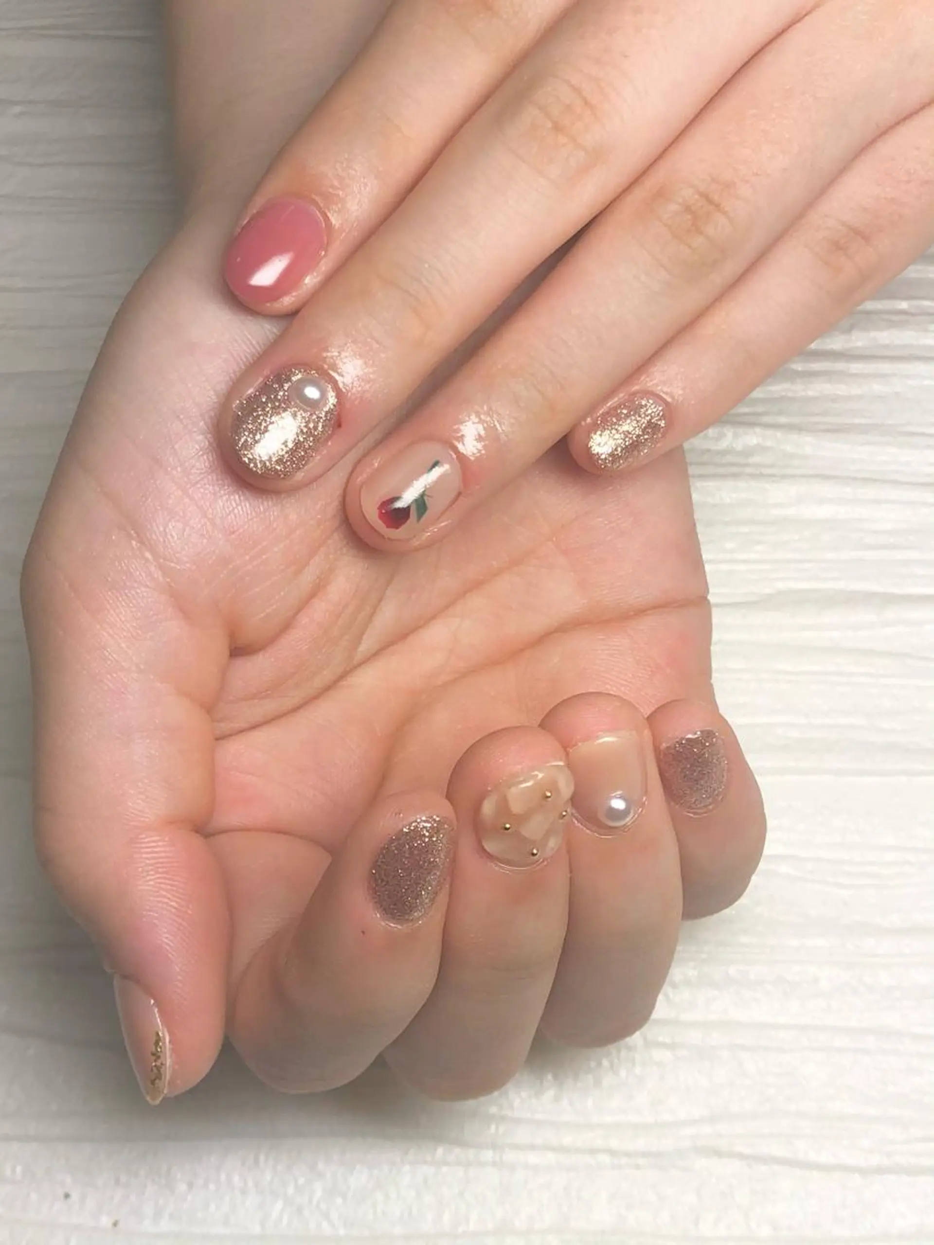 ショート ネイル 🦋Kiyomi. 🦋のネイルデザイン