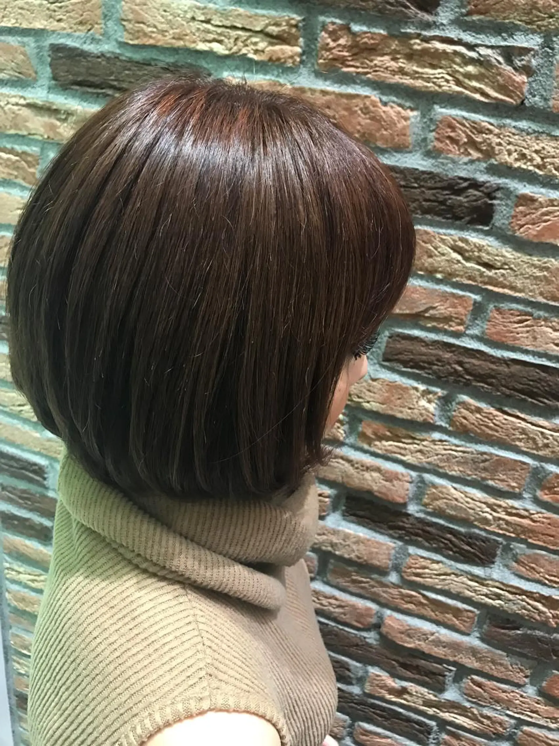 ミディアム カラー 一ノ瀬 蘭のヘアスタイル