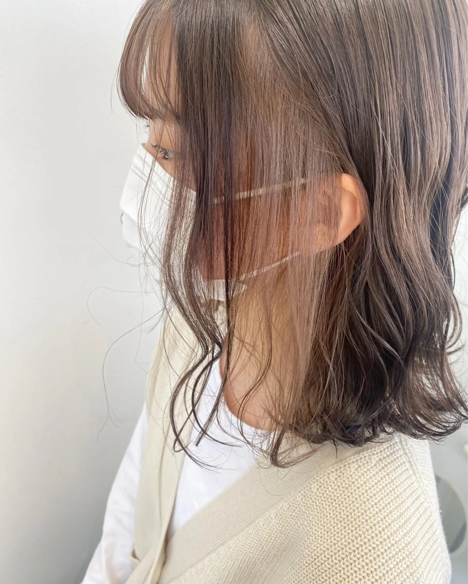 ミディアム デザイン🥇複雑履歴 ハイトーン特化のヘアスタイル