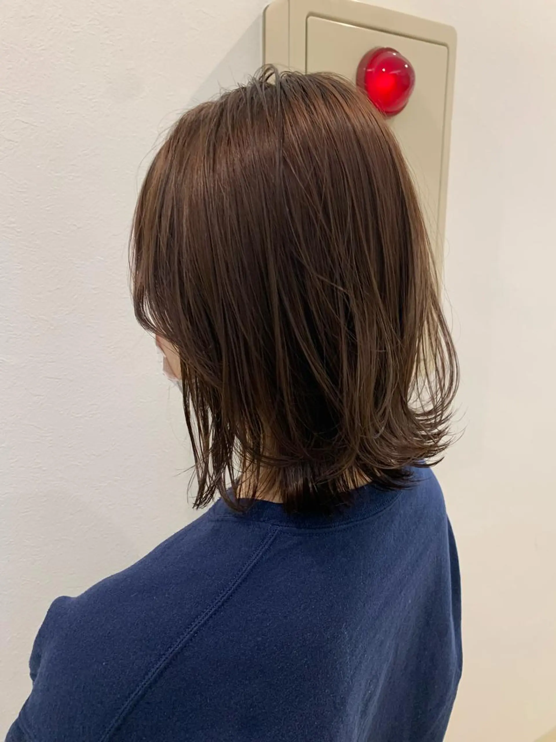 ミディアム カラー ベージュカラー ピンクカラー ピンクベージュ レイヤーカット SOYON 🤍CHIZU🤍.のヘアスタイル