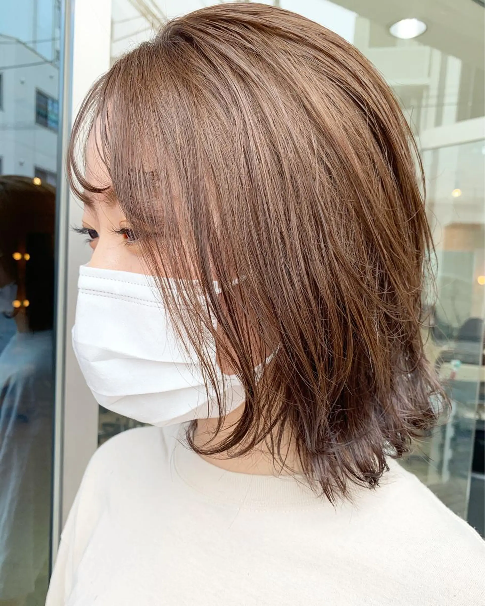 セミロング カラー カット ヘアカラー トリートメント ヘアセット 🌸スタイリスト 山浦美恵のヘアスタイル