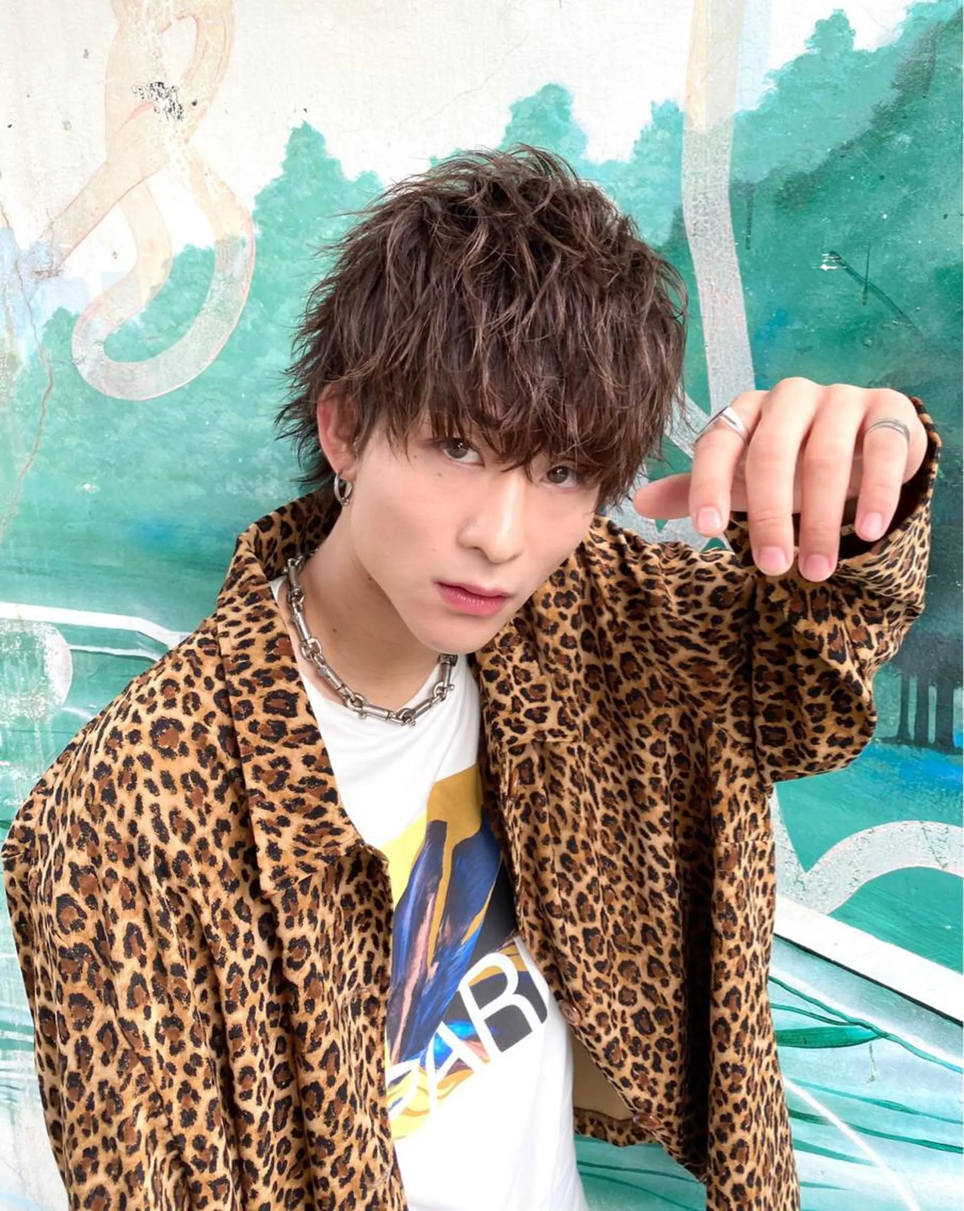 ミディアム カラー ヘアアレンジ メンズ ヘアカラー トリートメント ヘッドスパ ヘアセット ✨【公式】渋谷メンズ サロン BLUCK✨のヘアスタイル