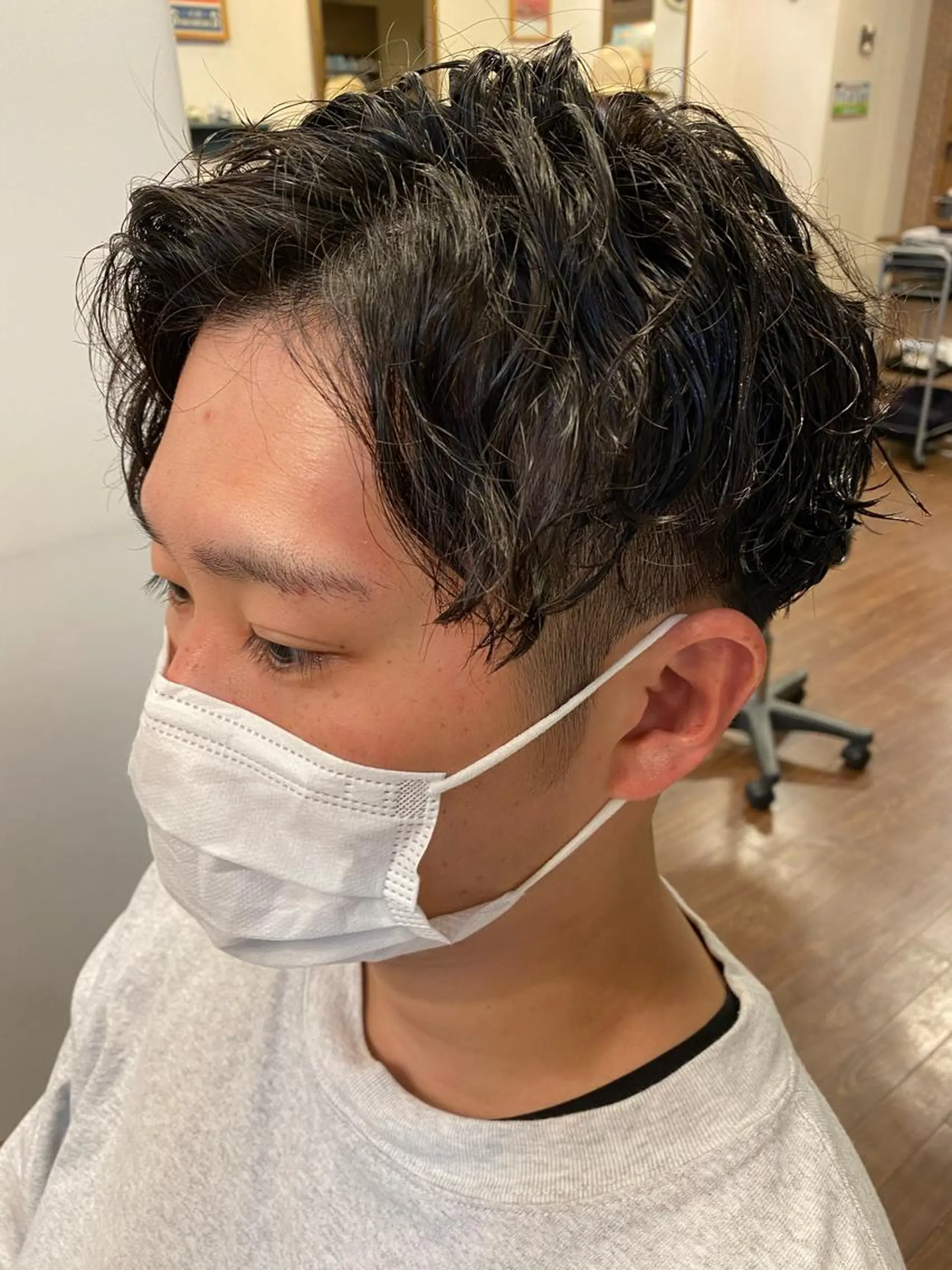 パーマ メンズ カット ヘアカラー パーマ ヘッドスパ liL  hair サトウリョウタのヘアスタイル
