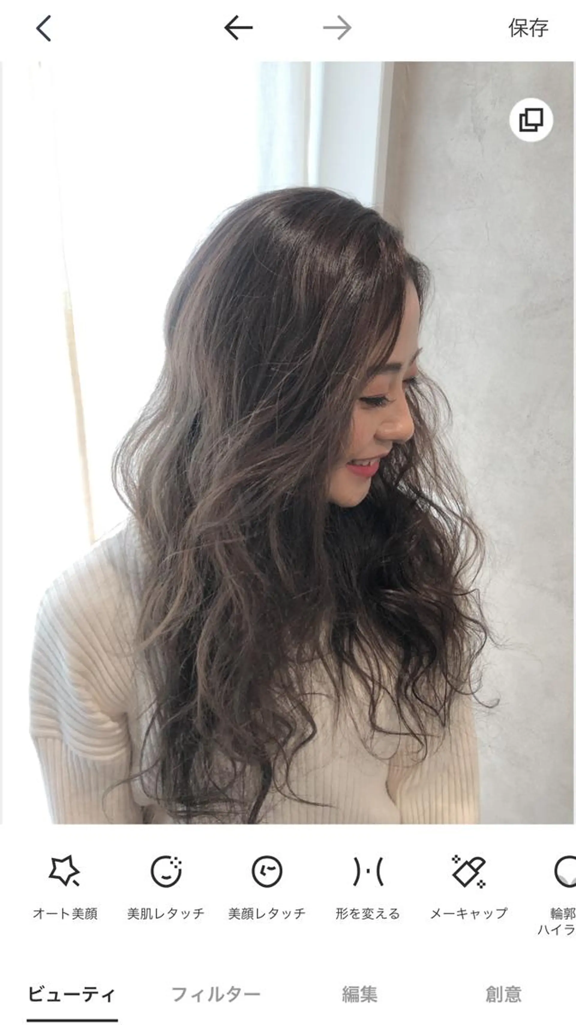 ロング カラー ハイライトカラー ハイライト トリートメント 野咲き 美容室のマツエク・マツパデザイン