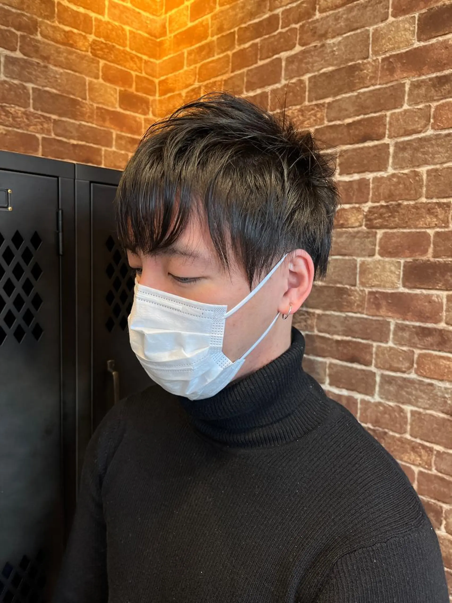 ショート カラー パーマ ヘアアレンジ メンズ キッズ ネイル マツエク・マツパ アイブロウ メンズハイライト メンズパーマ ブラウンカラー ケアカラー 透明感カラー 久木原 ゆりのヘアスタイル