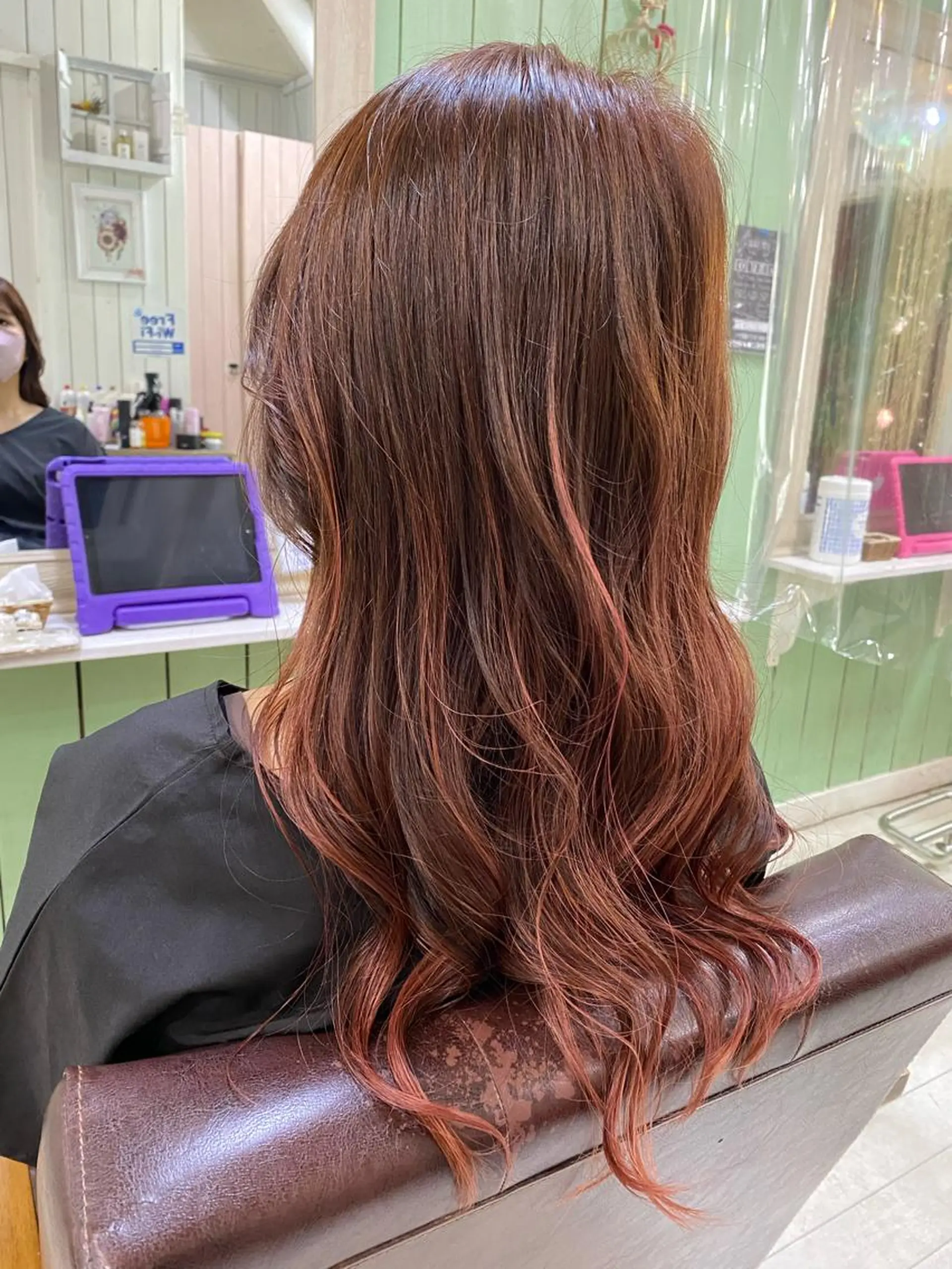 ロング 🩶西 雪乃/透明感 くすみカラー🫧のヘアスタイル