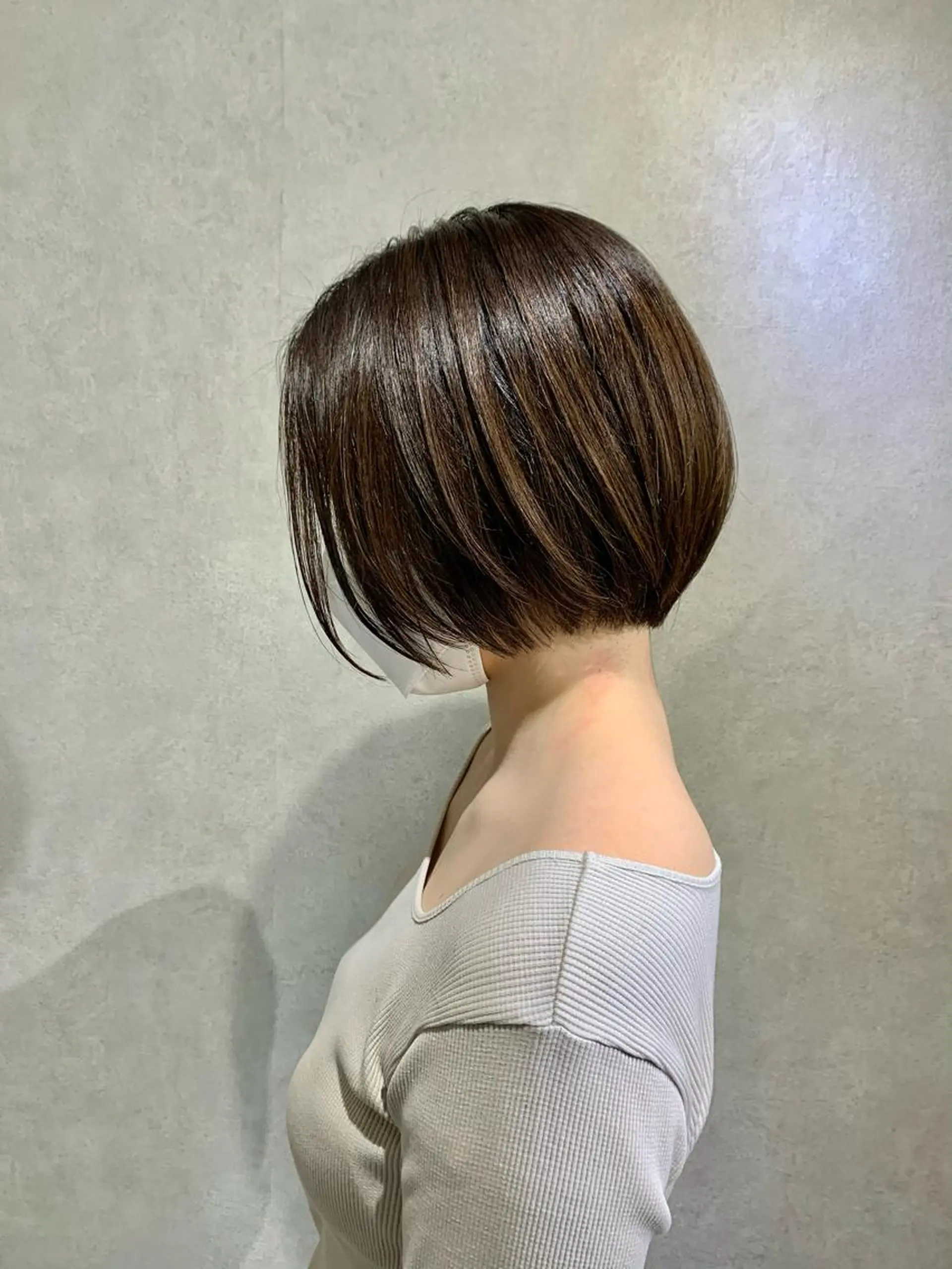 ショート カラー ボブ カット トリートメント 髪質改善＊韓国ヘア＊ レイヤー＊IBUKIのヘアスタイル