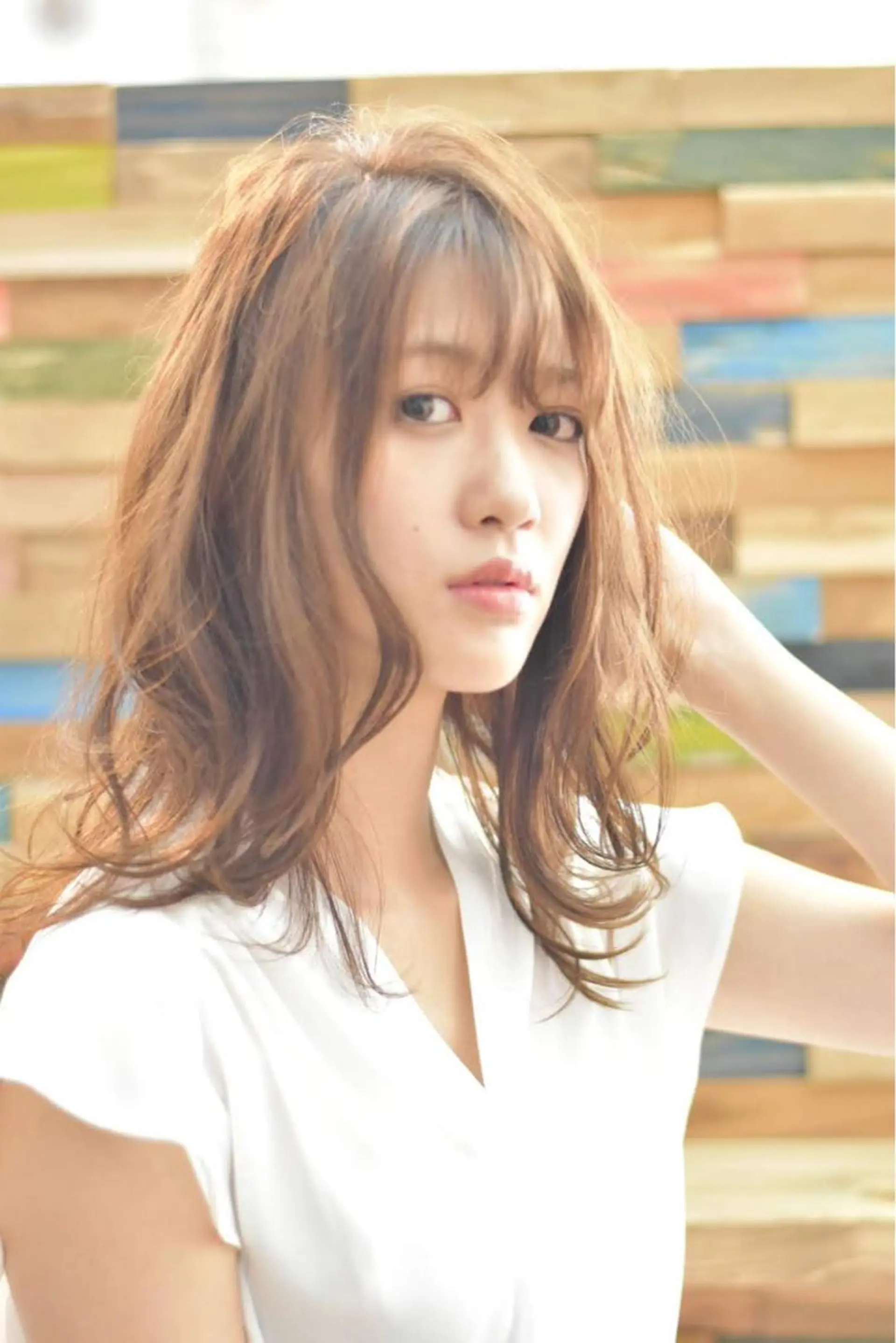 セミロング 北川 裕暁のヘアスタイル